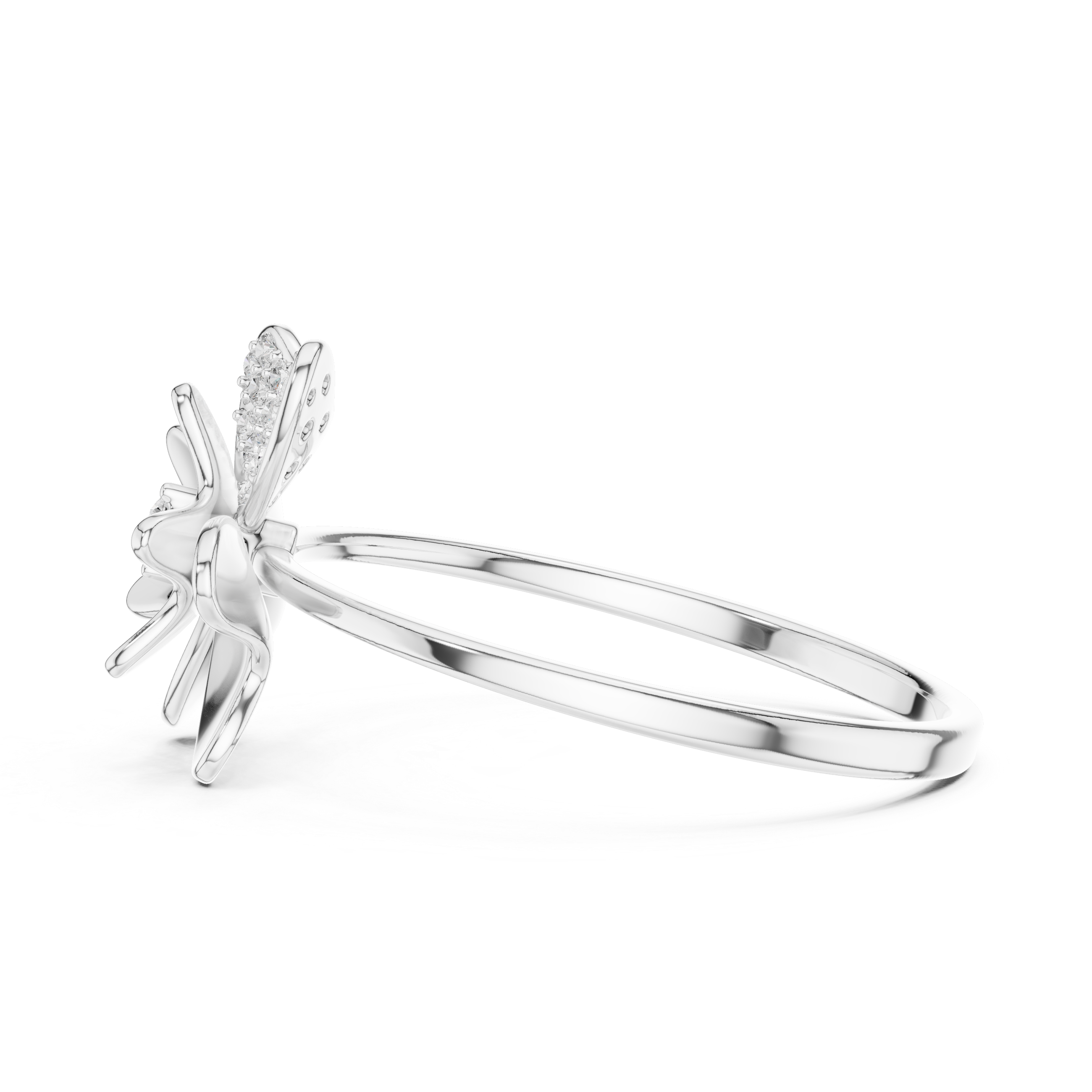 Luxury Flower Diamond Ring
