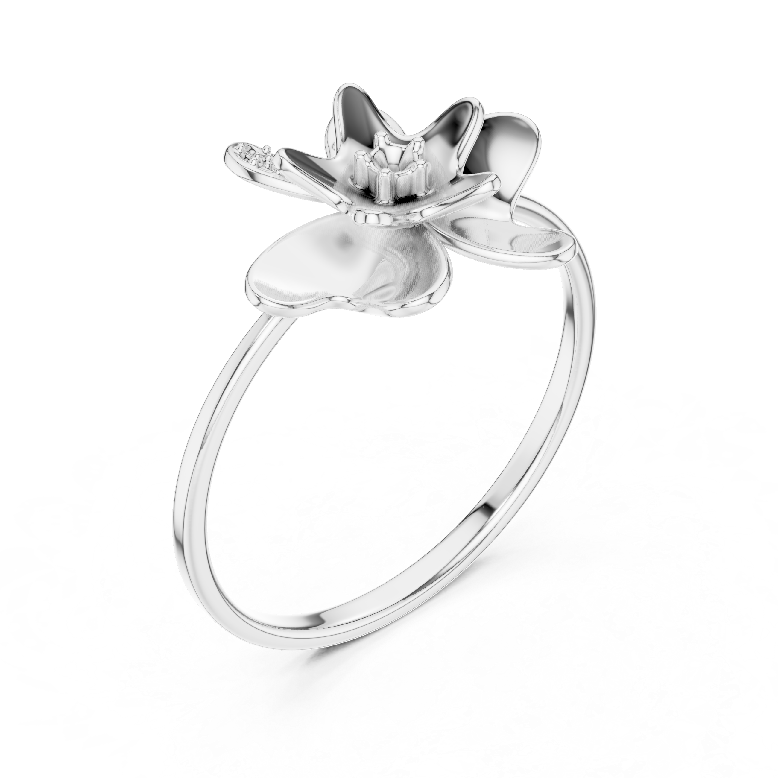 Luxury Flower Diamond Ring