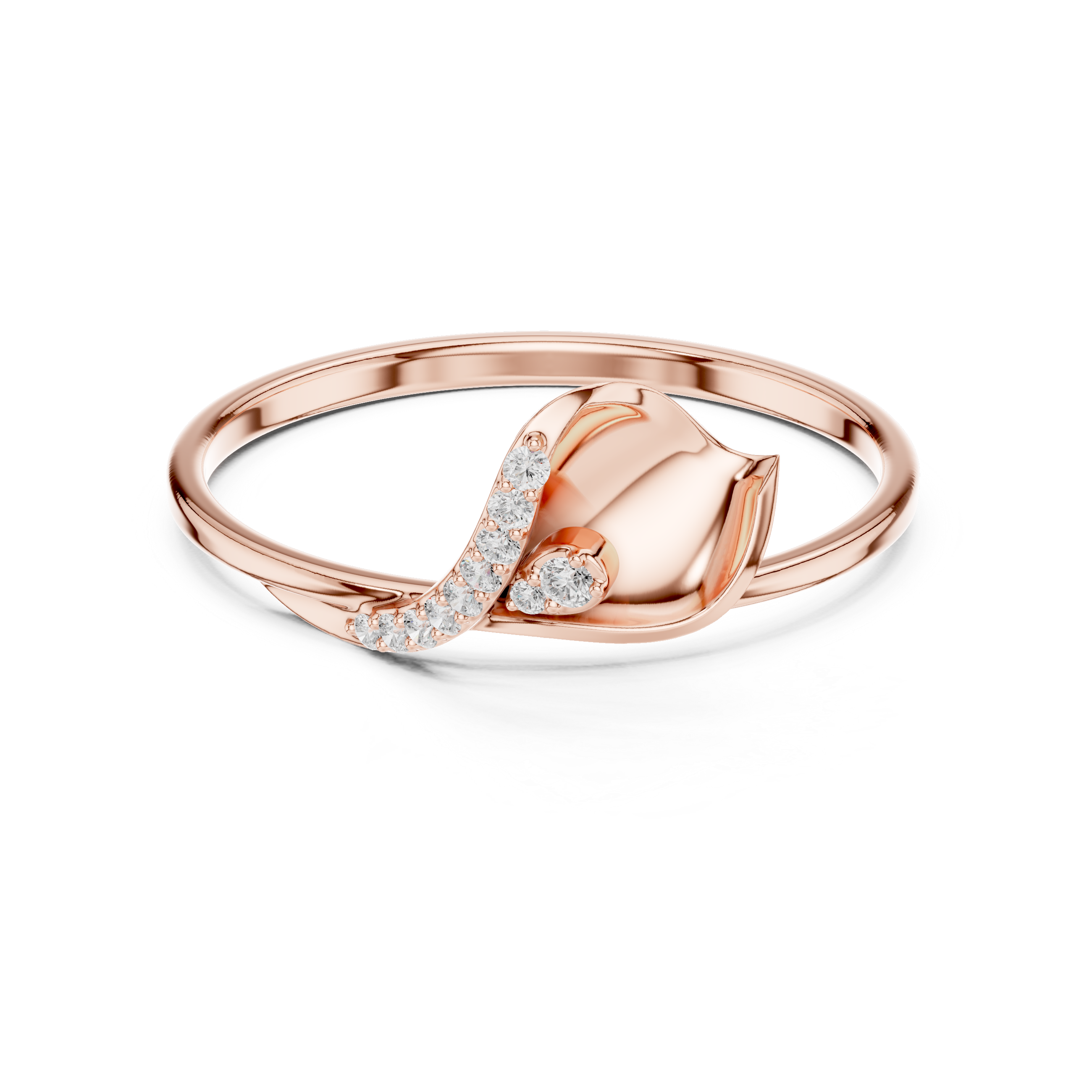 Luxury Calla Diamond Ring