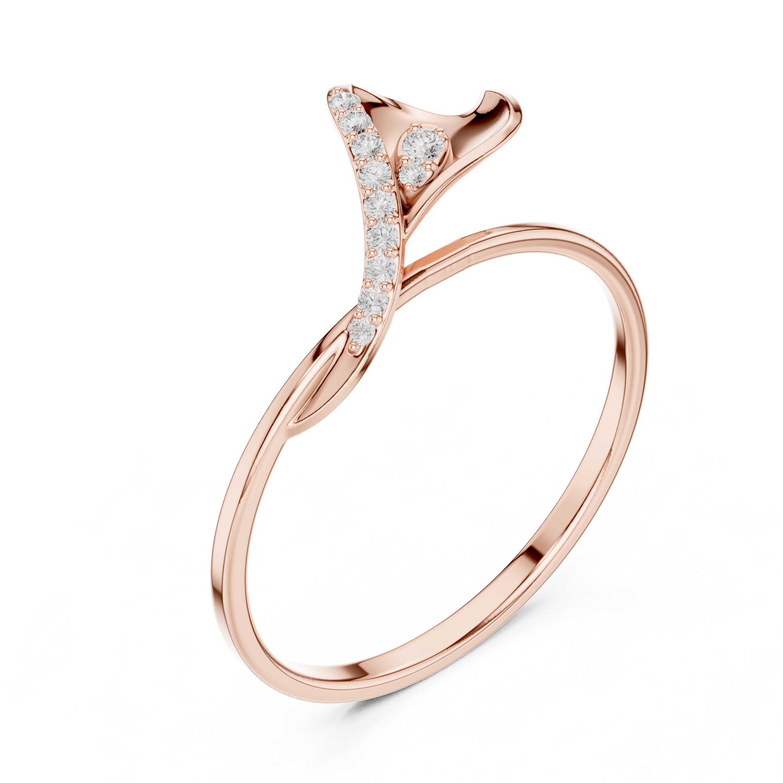 Luxury Calla Diamond Ring