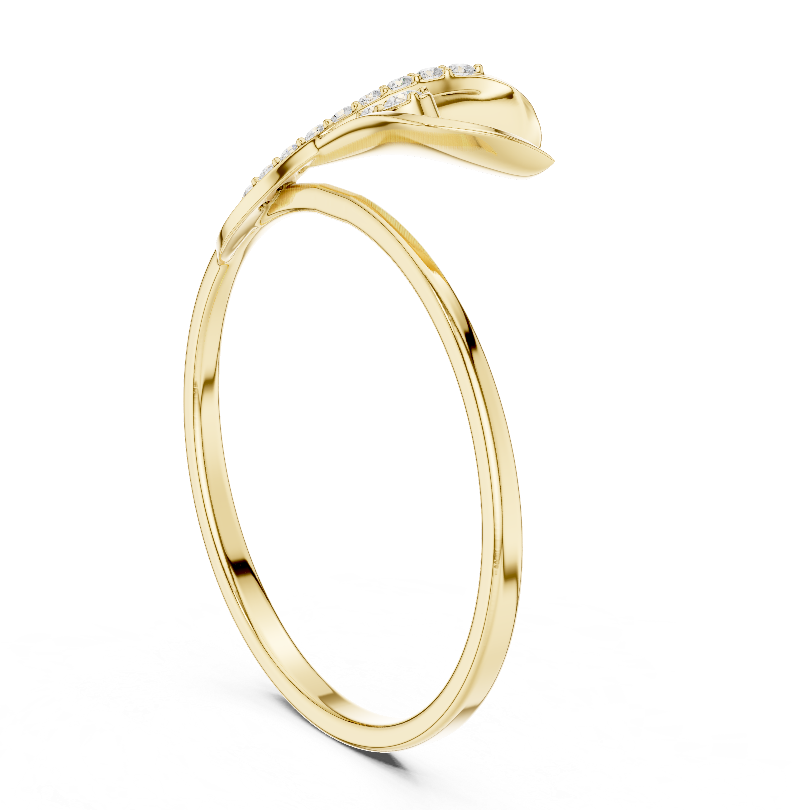 Luxury Calla Diamond Ring