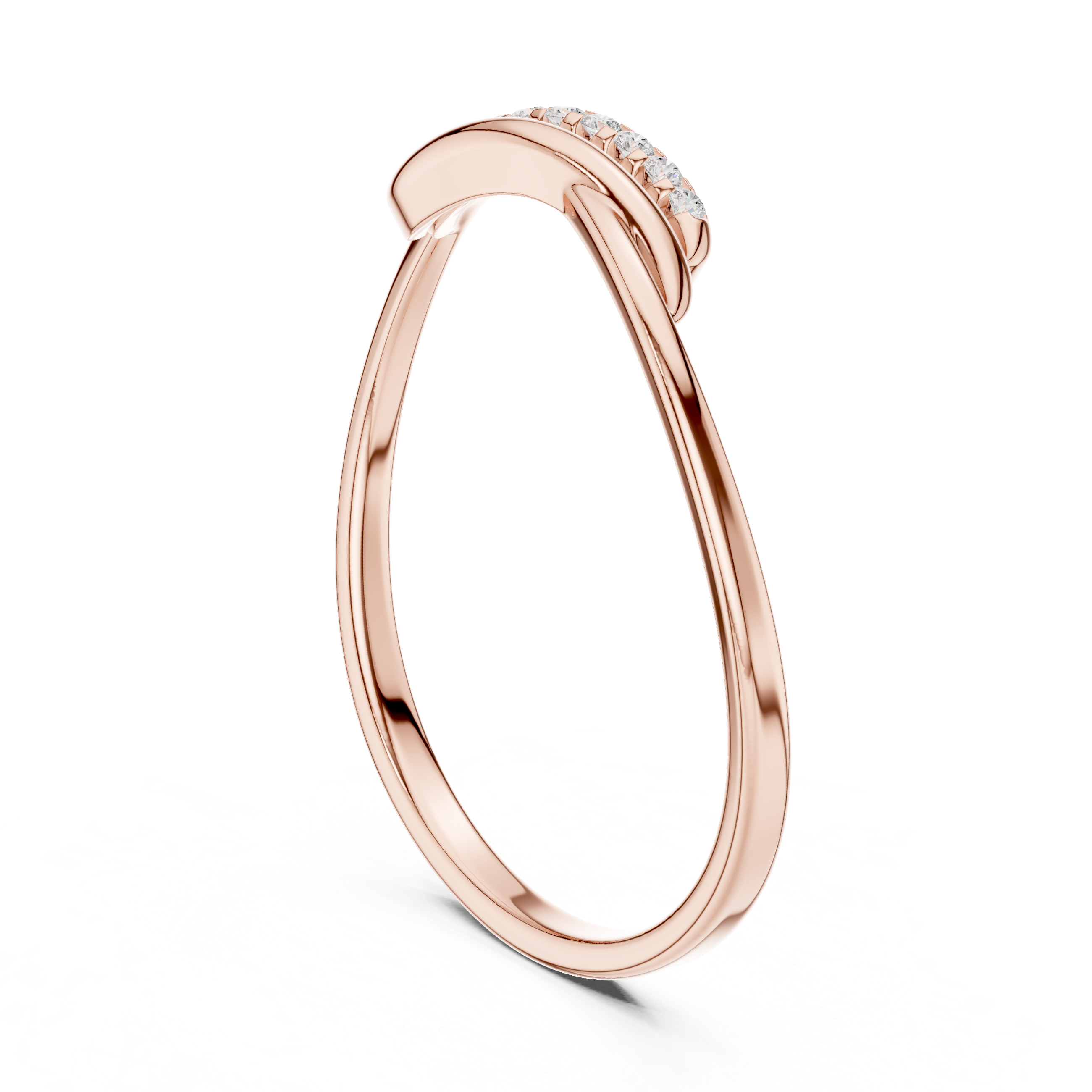 Luxury Wave Diamond Ring