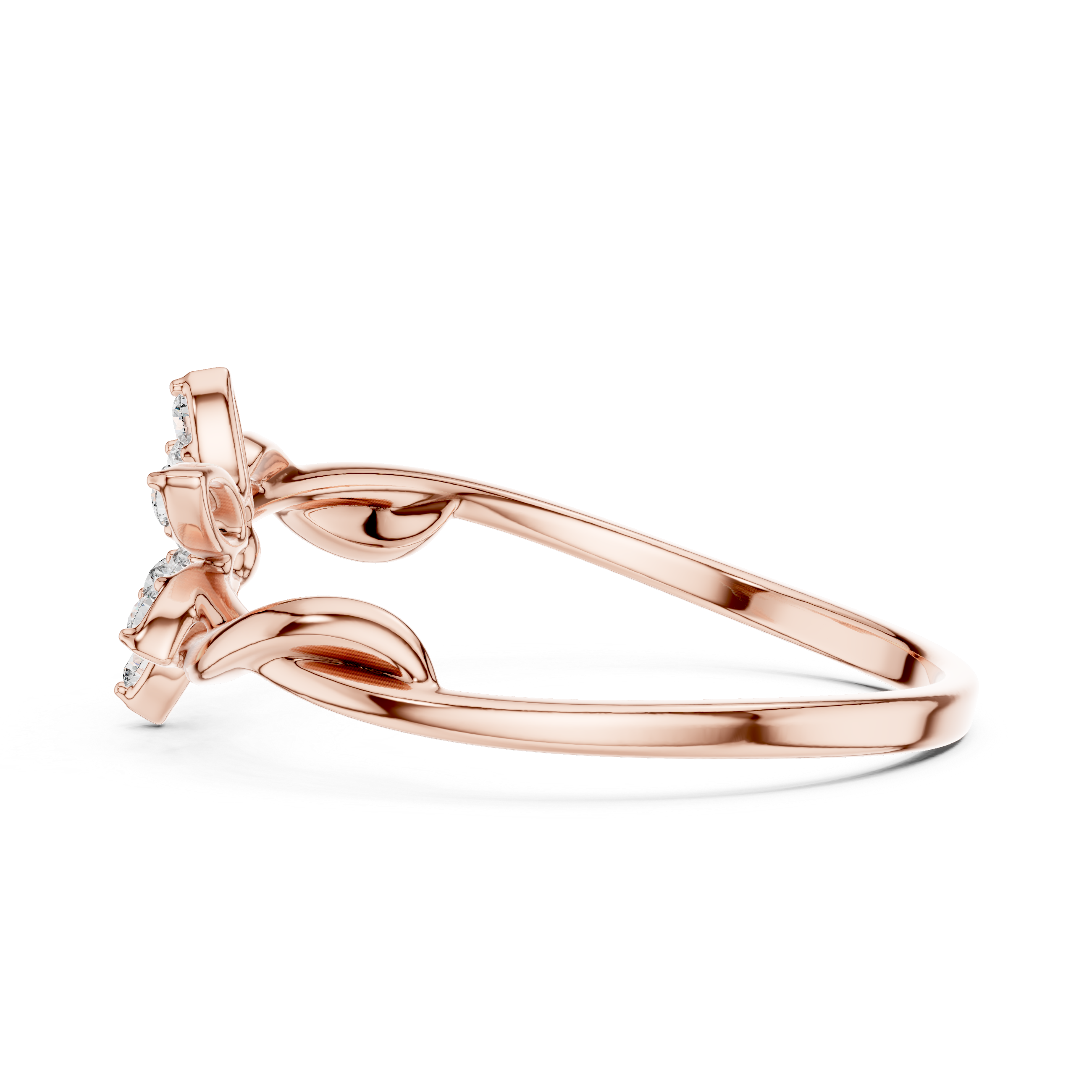 Luxury Floral Diamond Ring