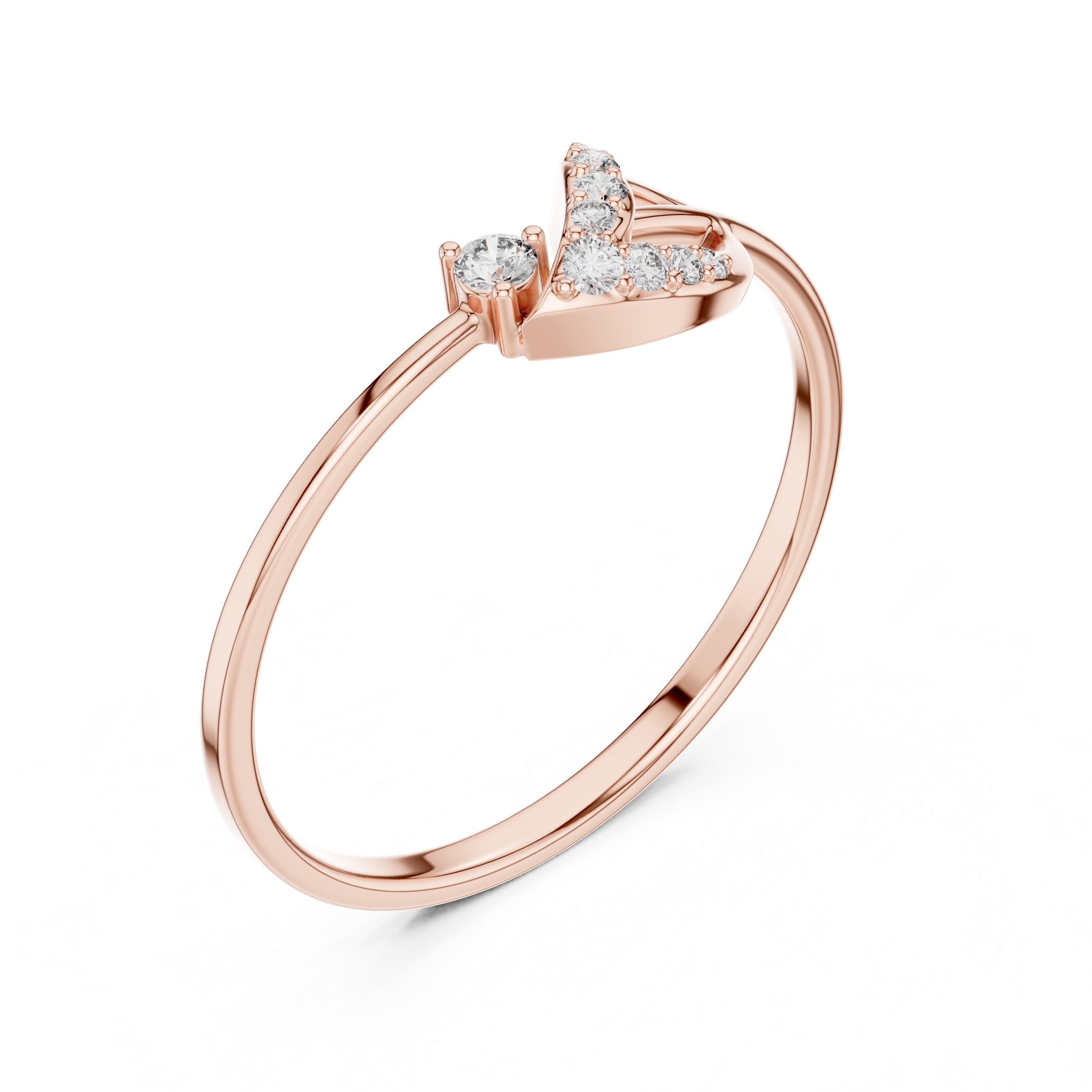 Luxury Wave Diamond Ring