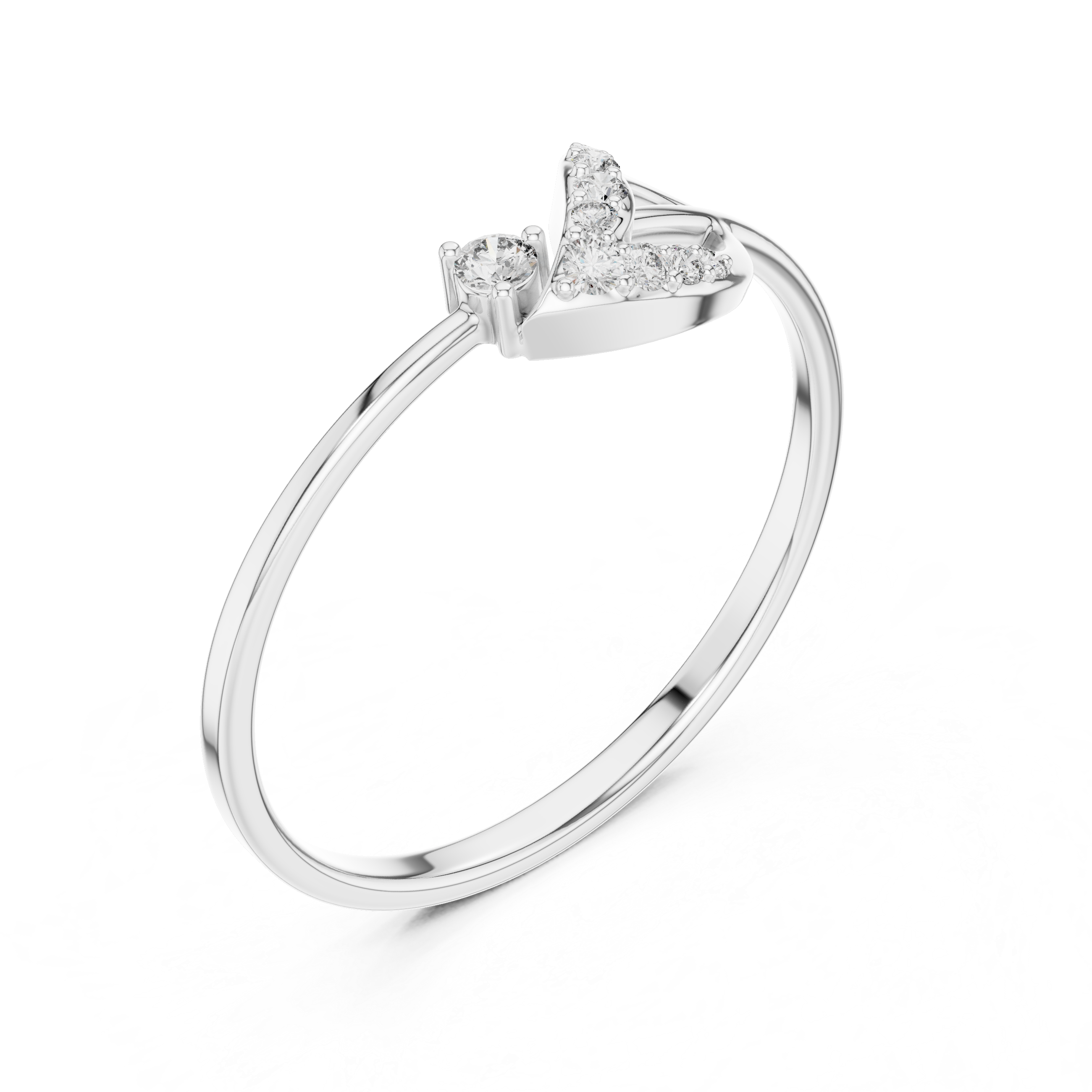 Luxury Wave Diamond Ring