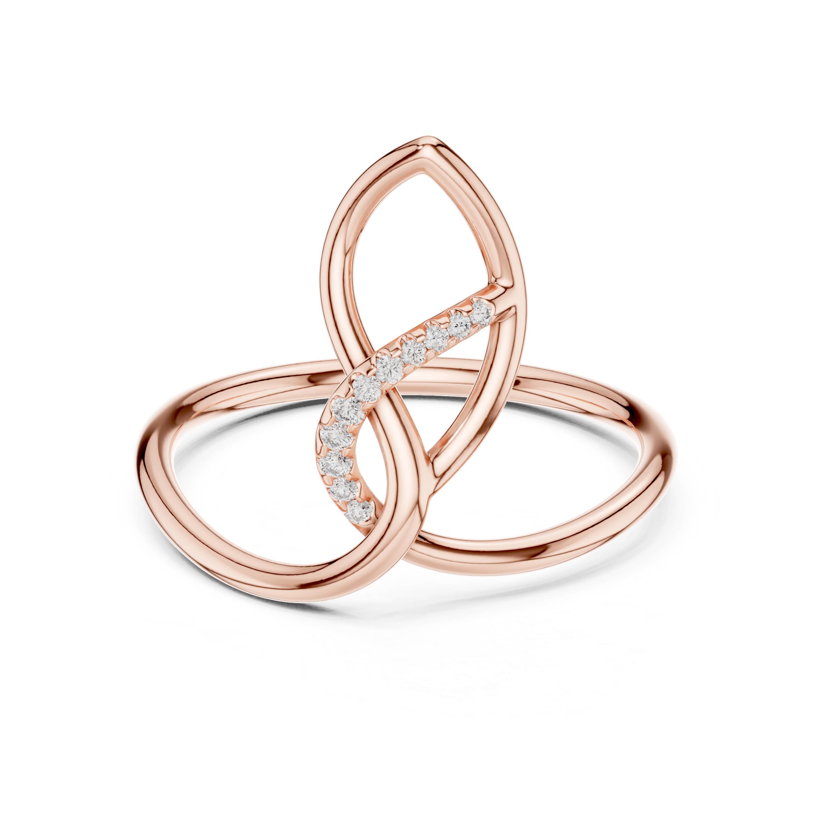 Luxury Loop Diamond Ring