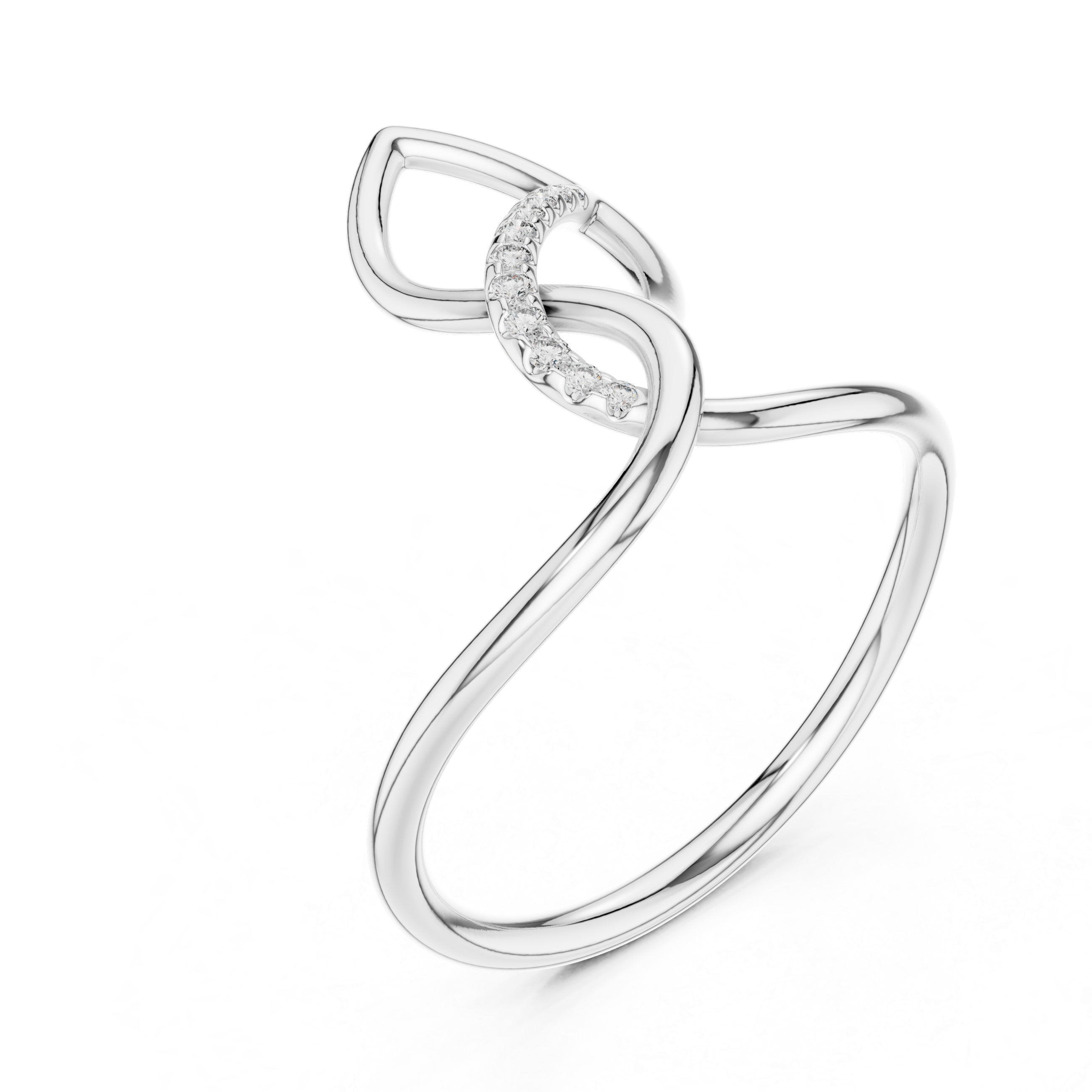 Luxury Loop Diamond Ring
