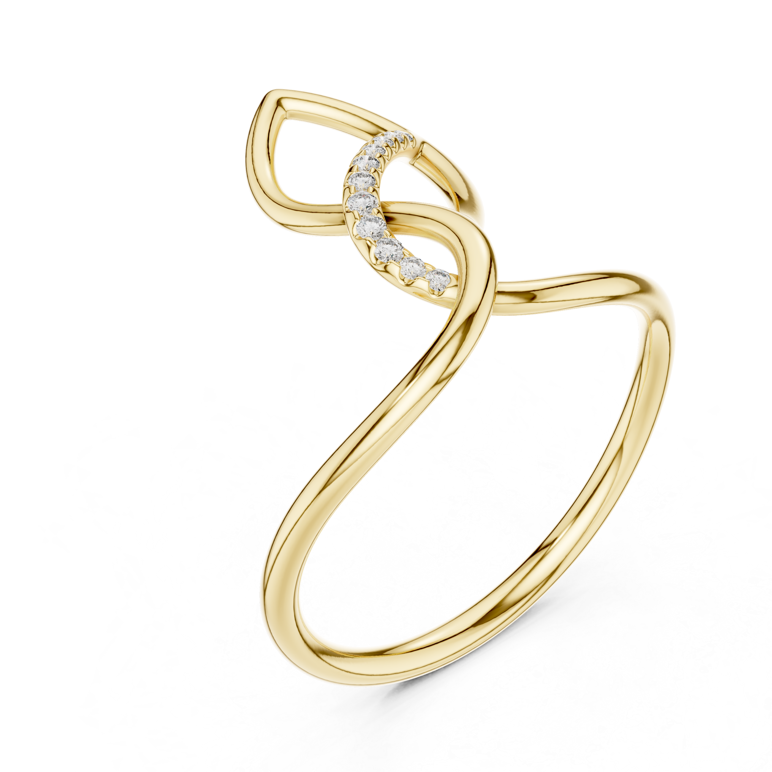Luxury Loop Diamond Ring