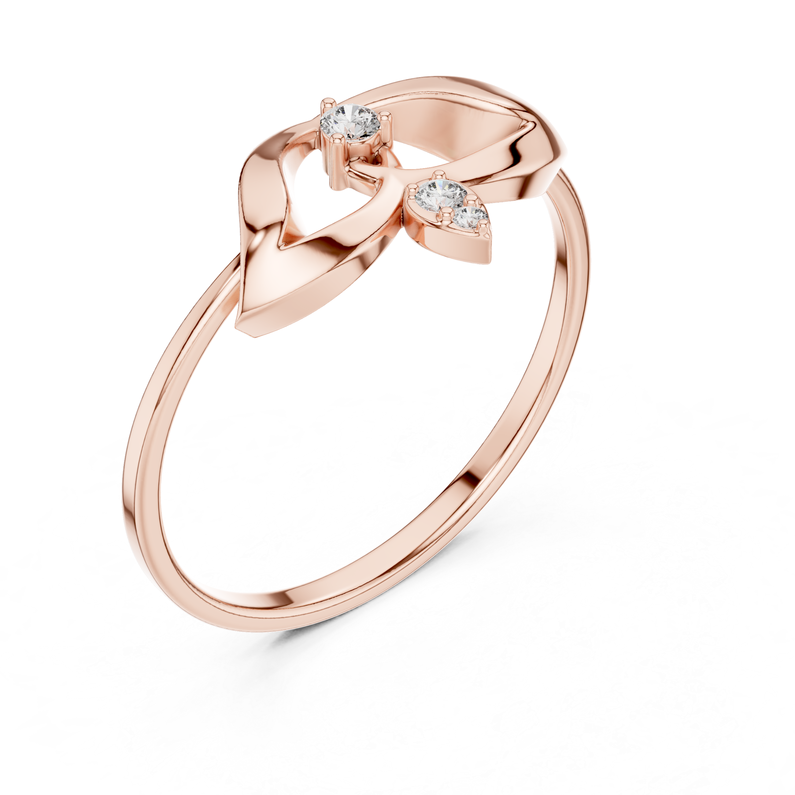 Luxury Arc Diamond Ring