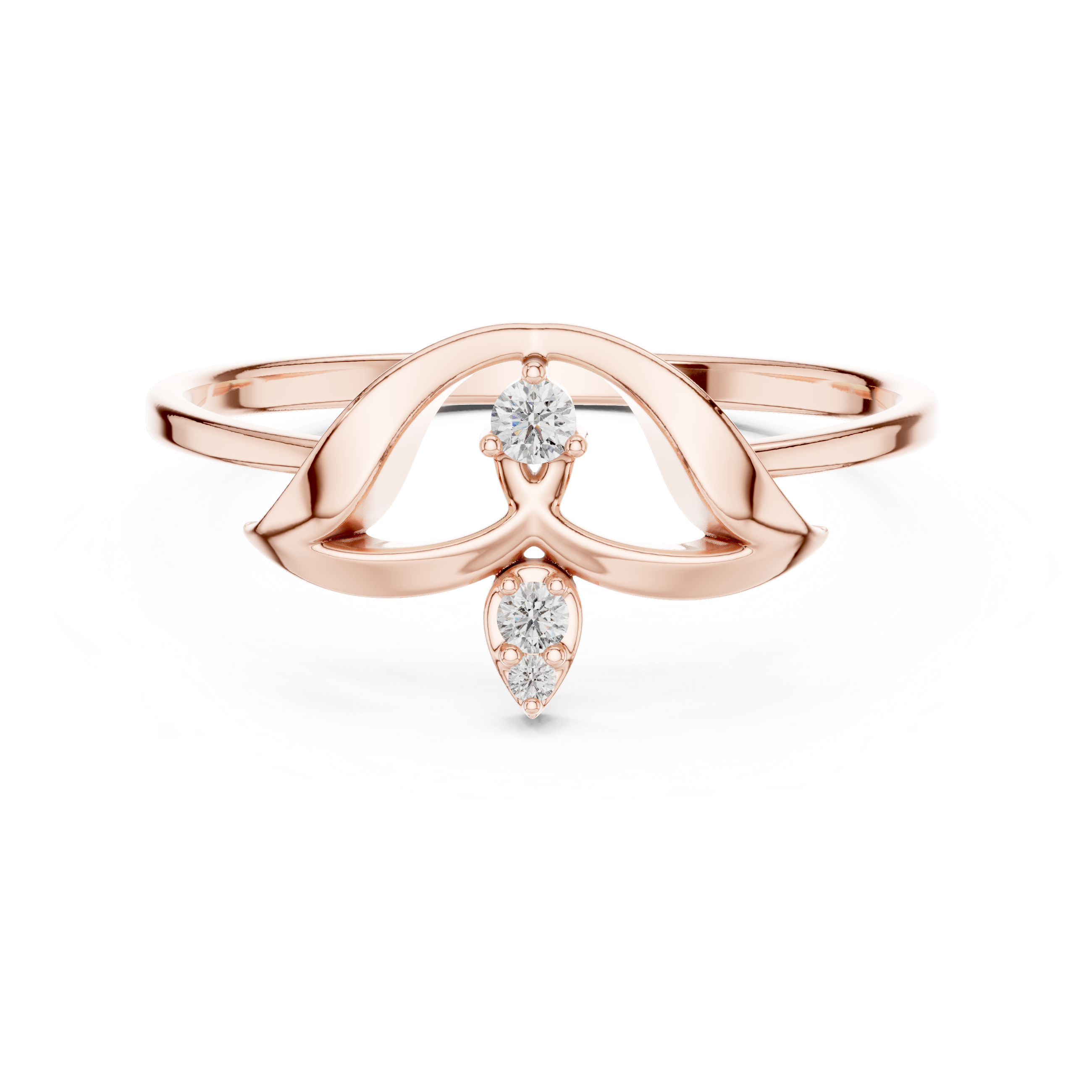 Luxury Arc Diamond Ring