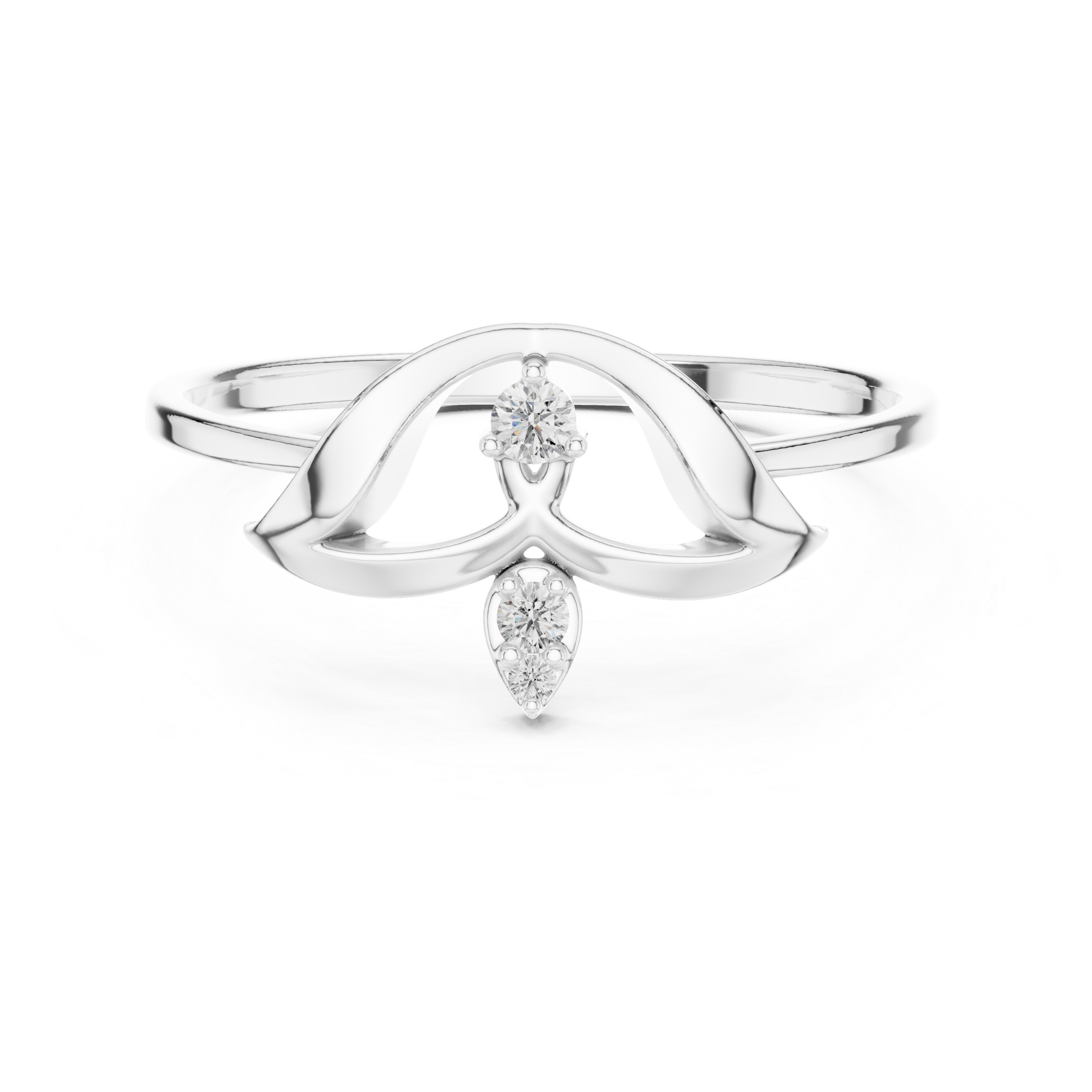 Luxury Arc Diamond Ring