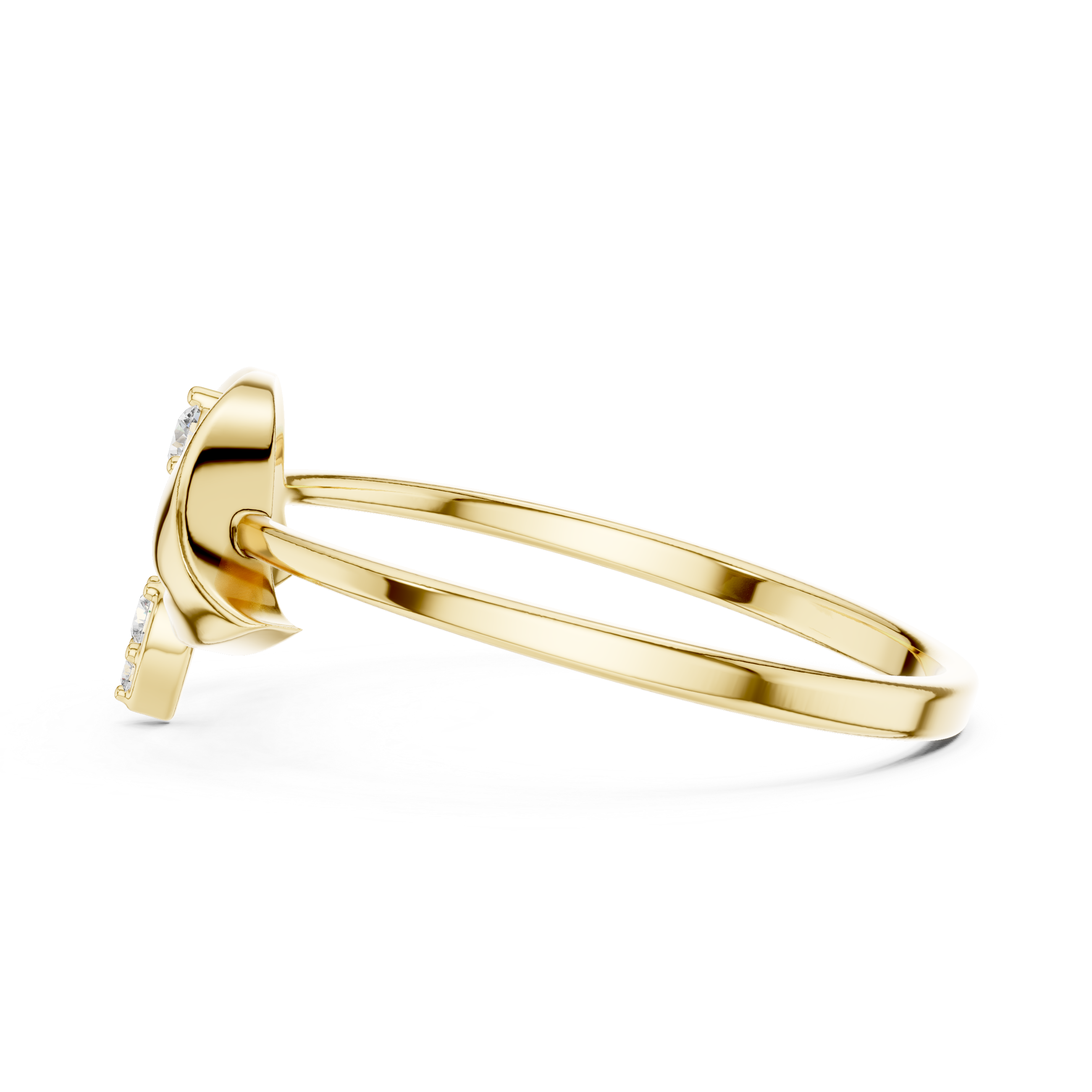 Luxury Arc Diamond Ring