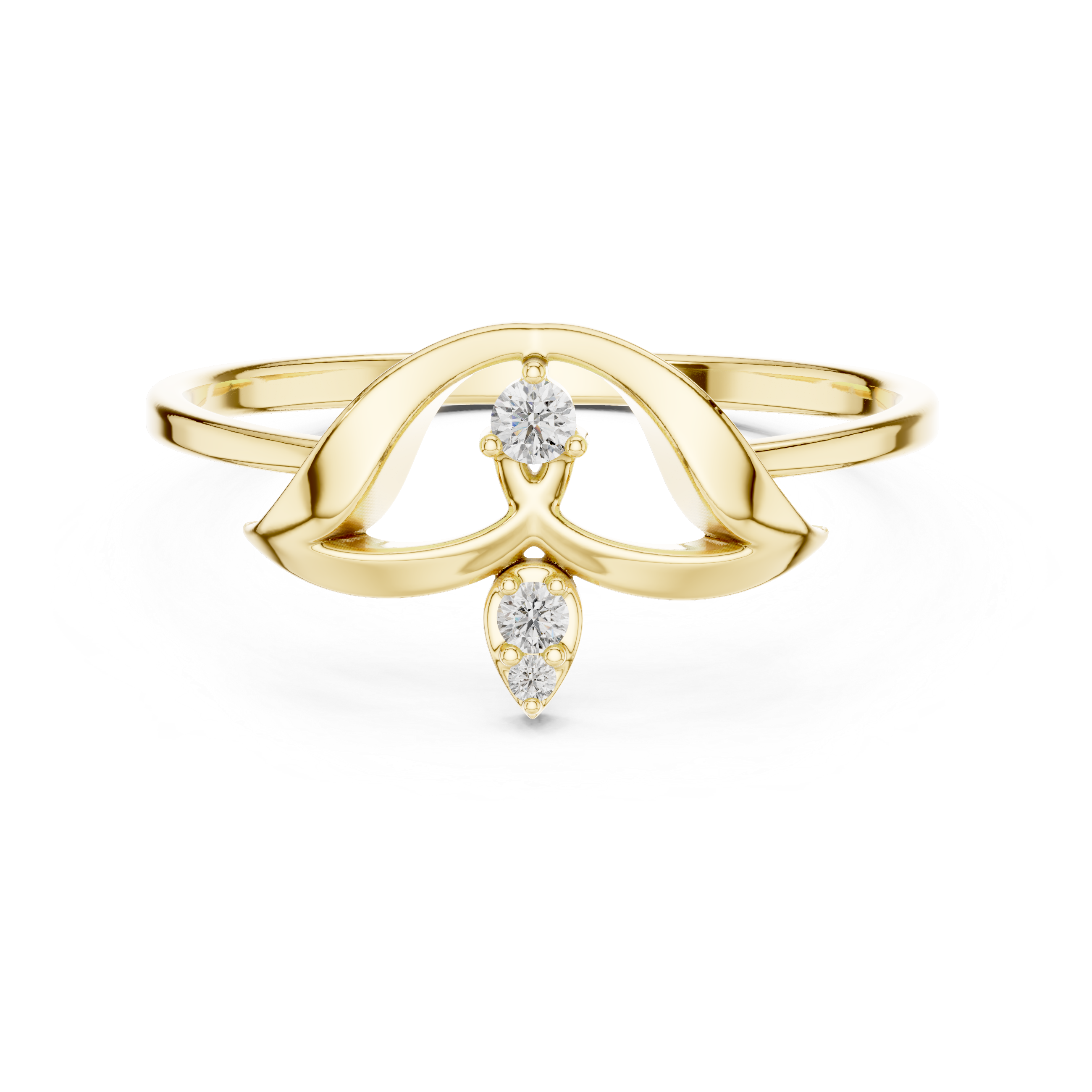 Luxury Arc Diamond Ring
