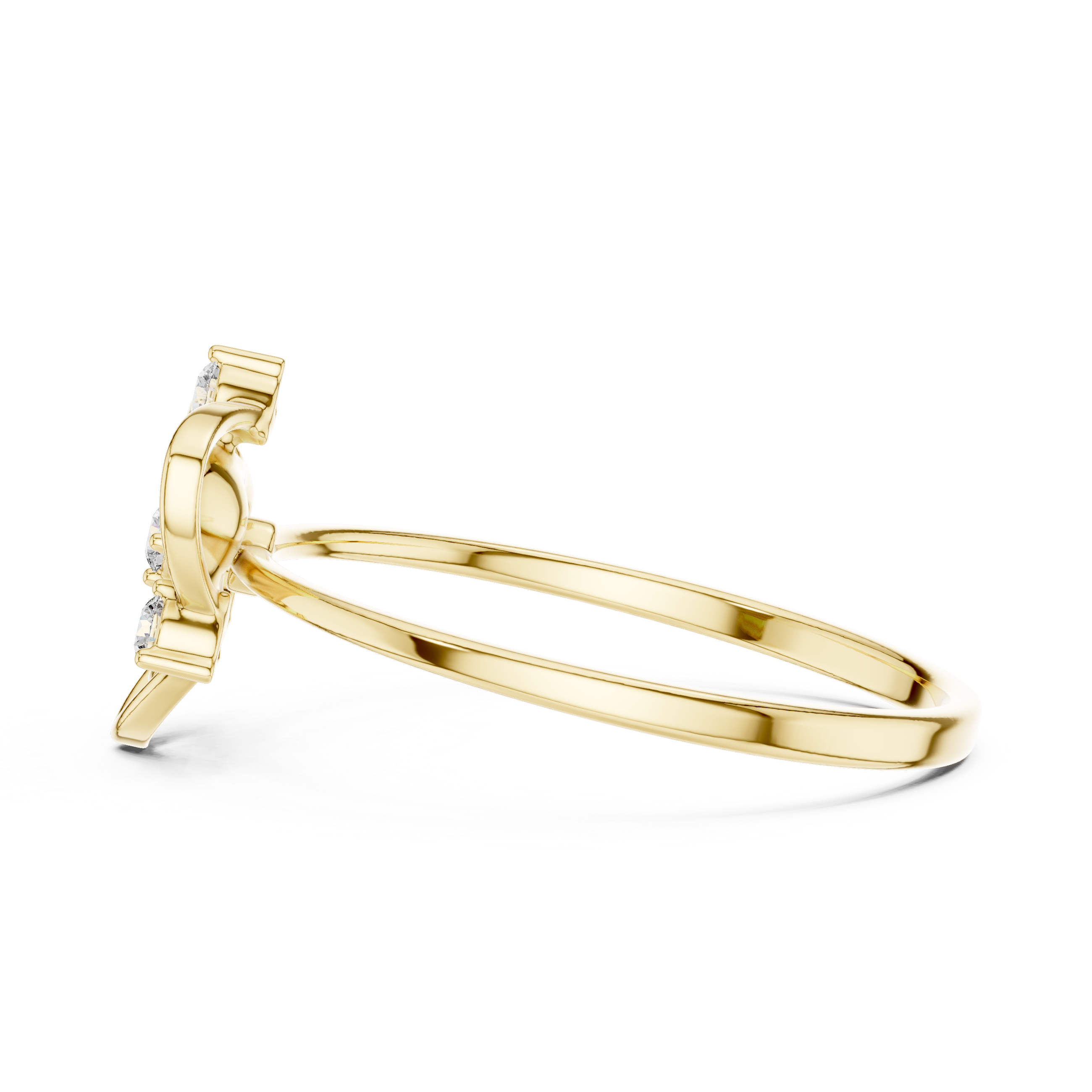 Luxury Heart Diamond Ring