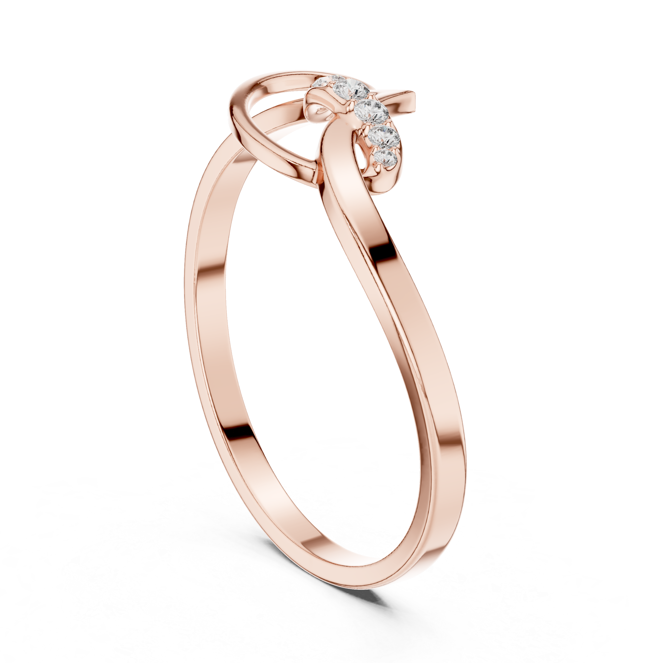Elegant Infinity Diamond Ring