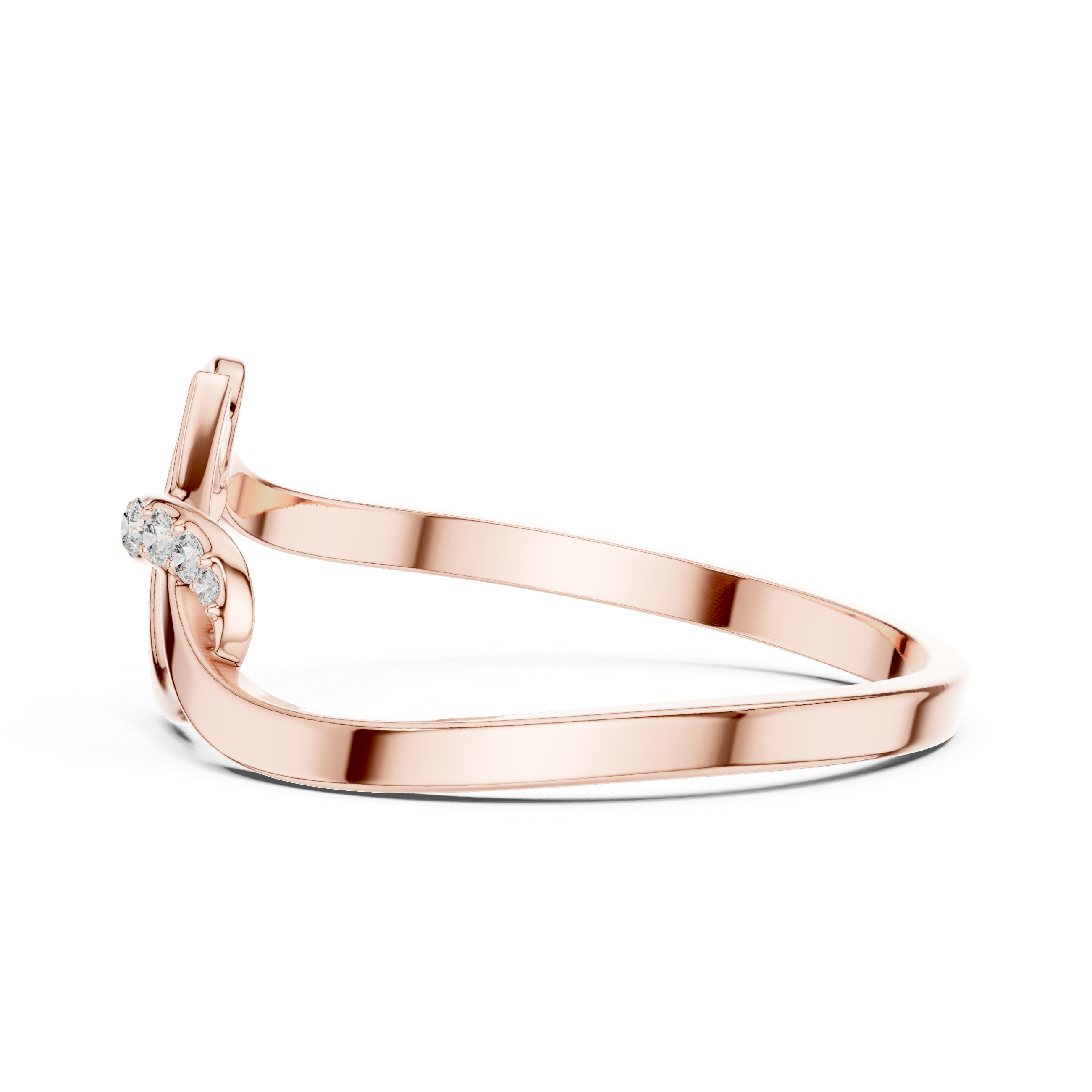 Elegant Infinity Diamond Ring