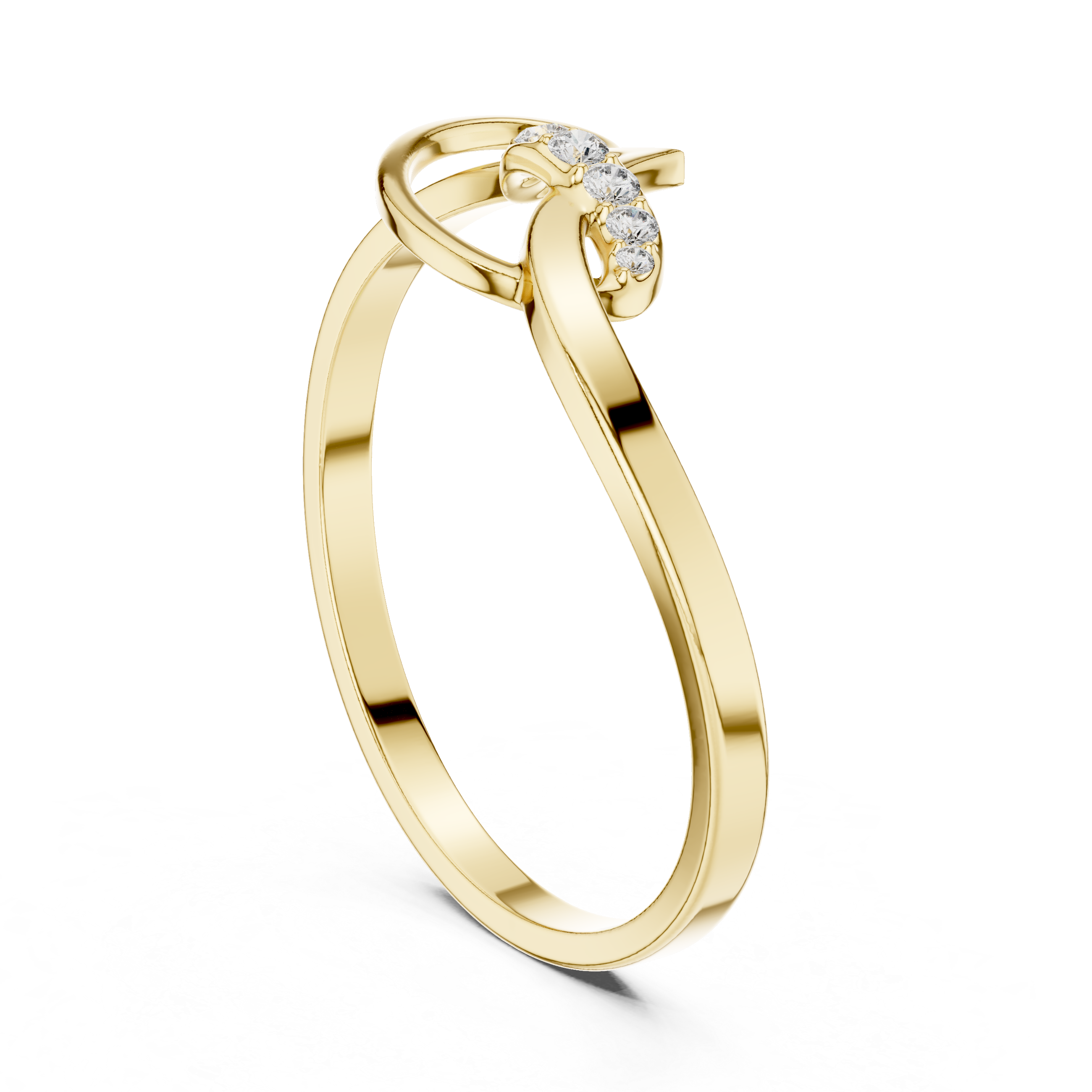 Elegant Infinity Diamond Ring
