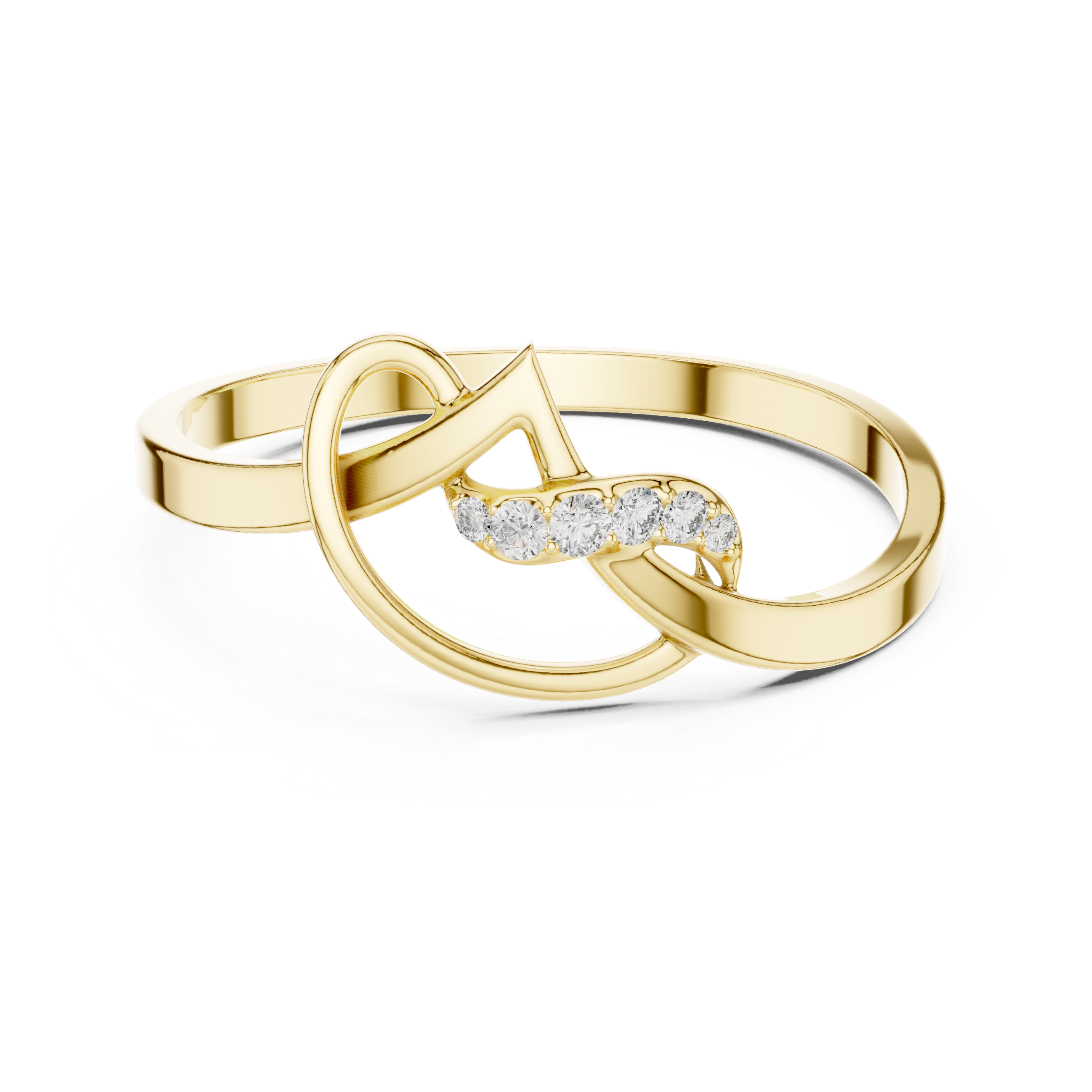 Elegant Infinity Diamond Ring