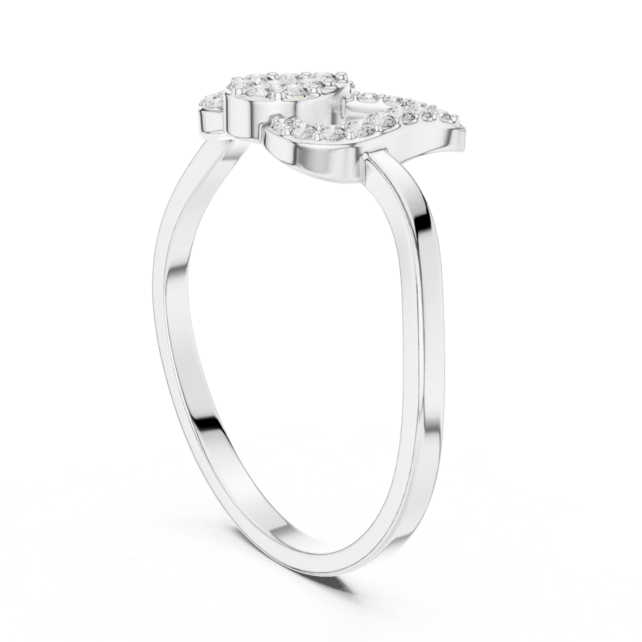Tulip Crown Diamond Ring