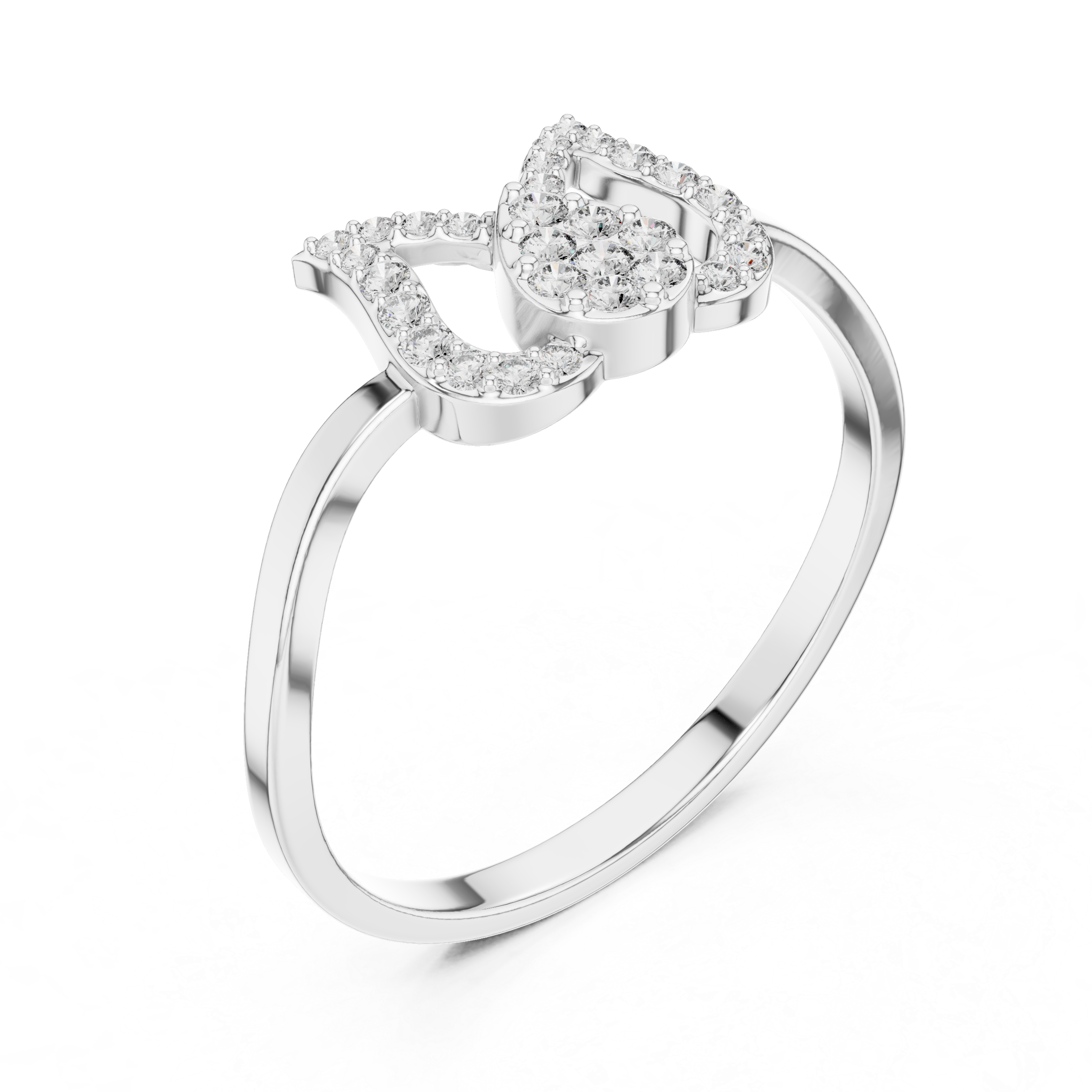 Tulip Crown Diamond Ring