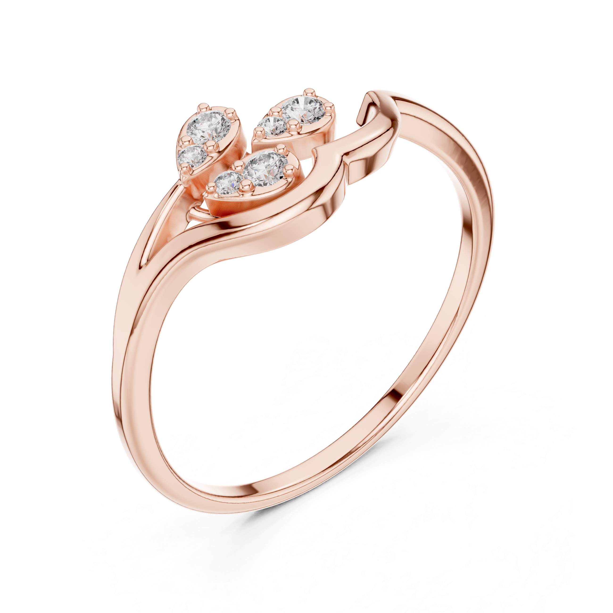 Luxury Flow Diamond Ring
