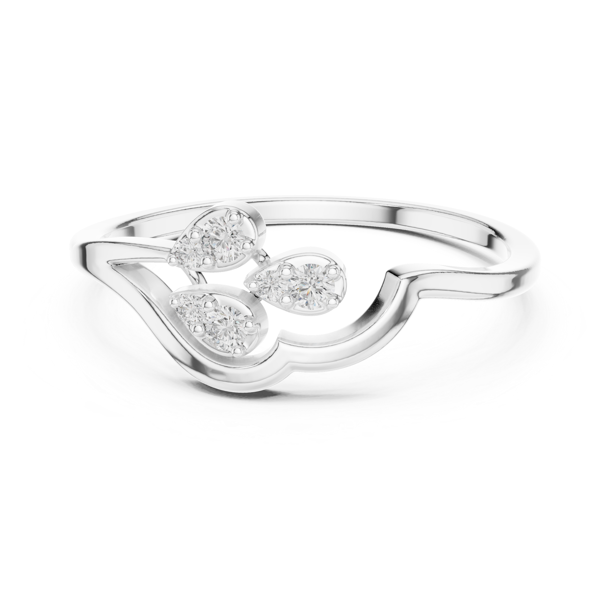 Luxury Flow Diamond Ring