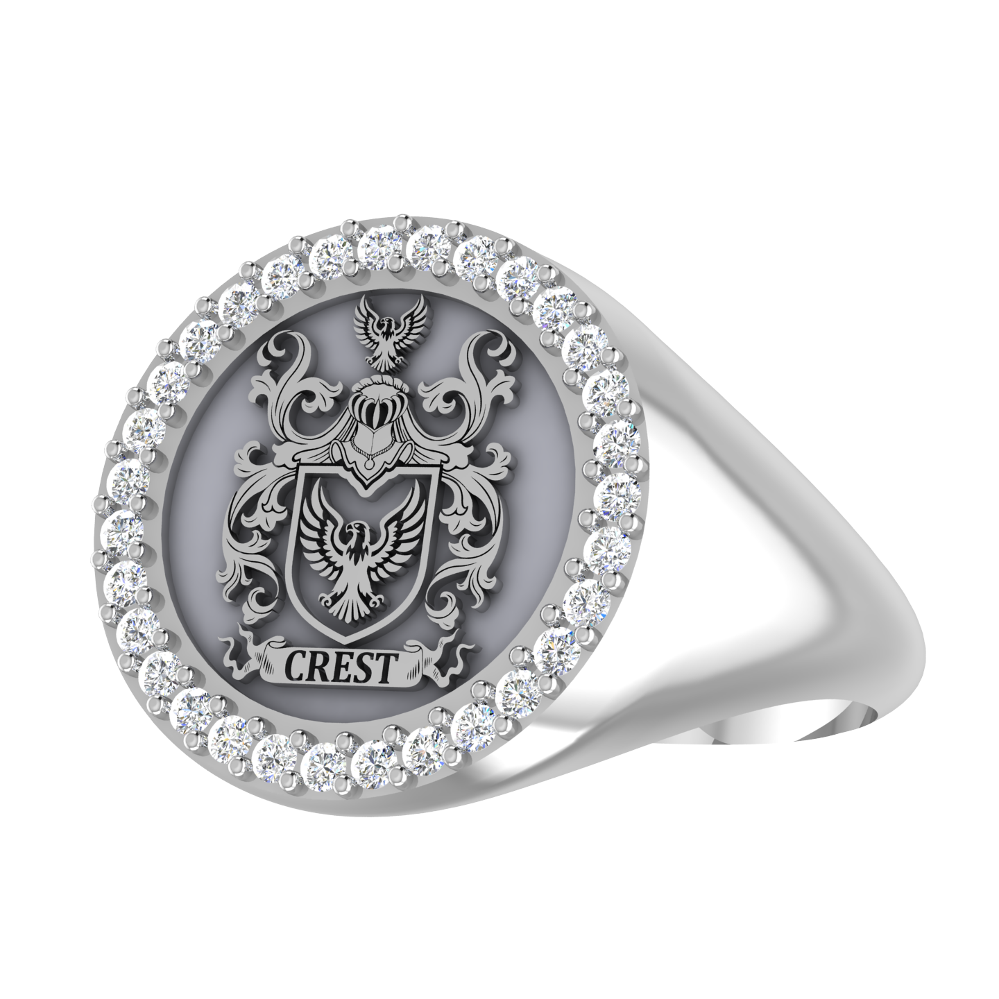 Personalized Family Crest Ring