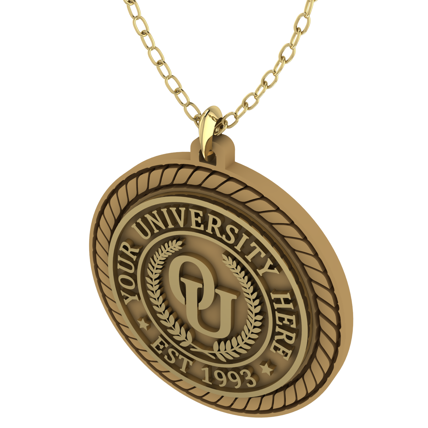 Circum Rope | Custom Unisex University Pendant