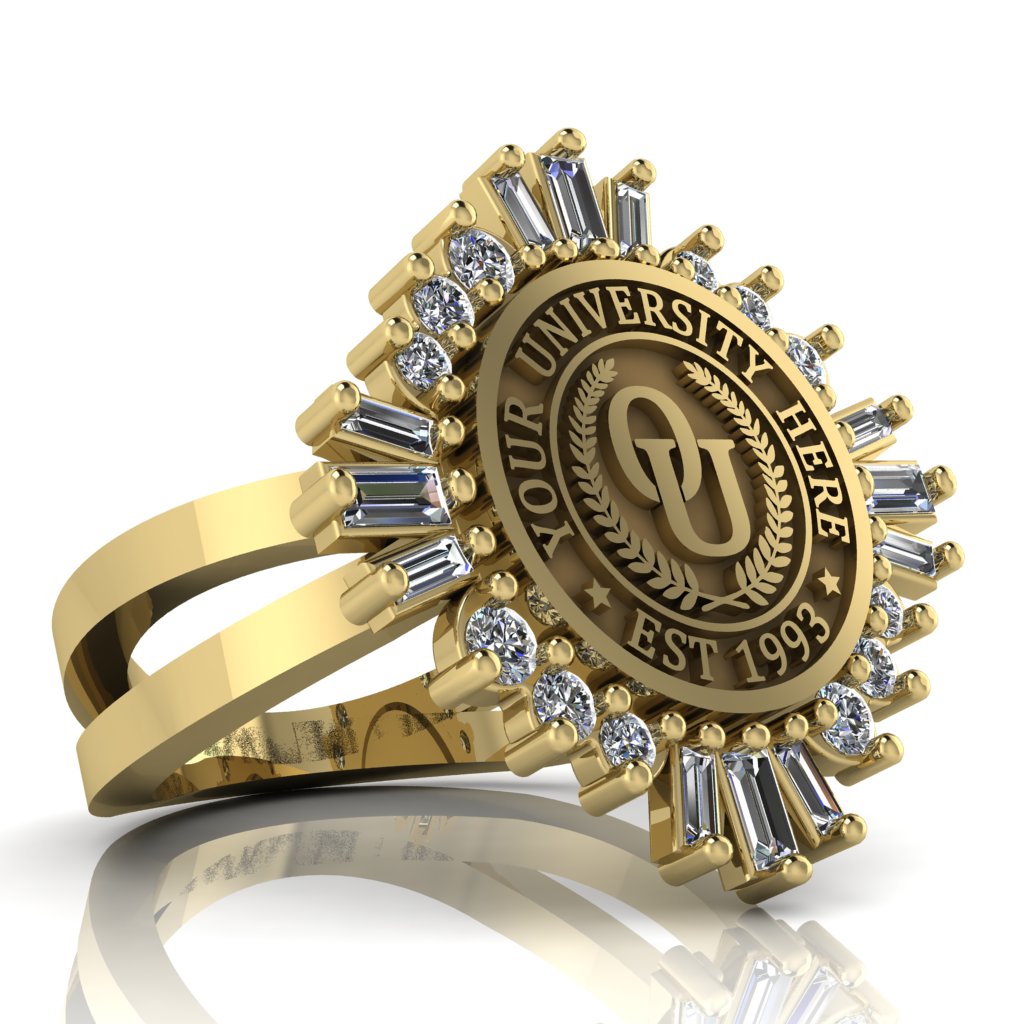 Tramontana | Knife Edge Band Custom Collage Ring