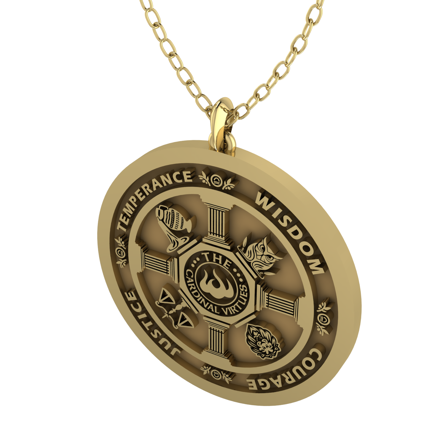 Four Virtues Pendant