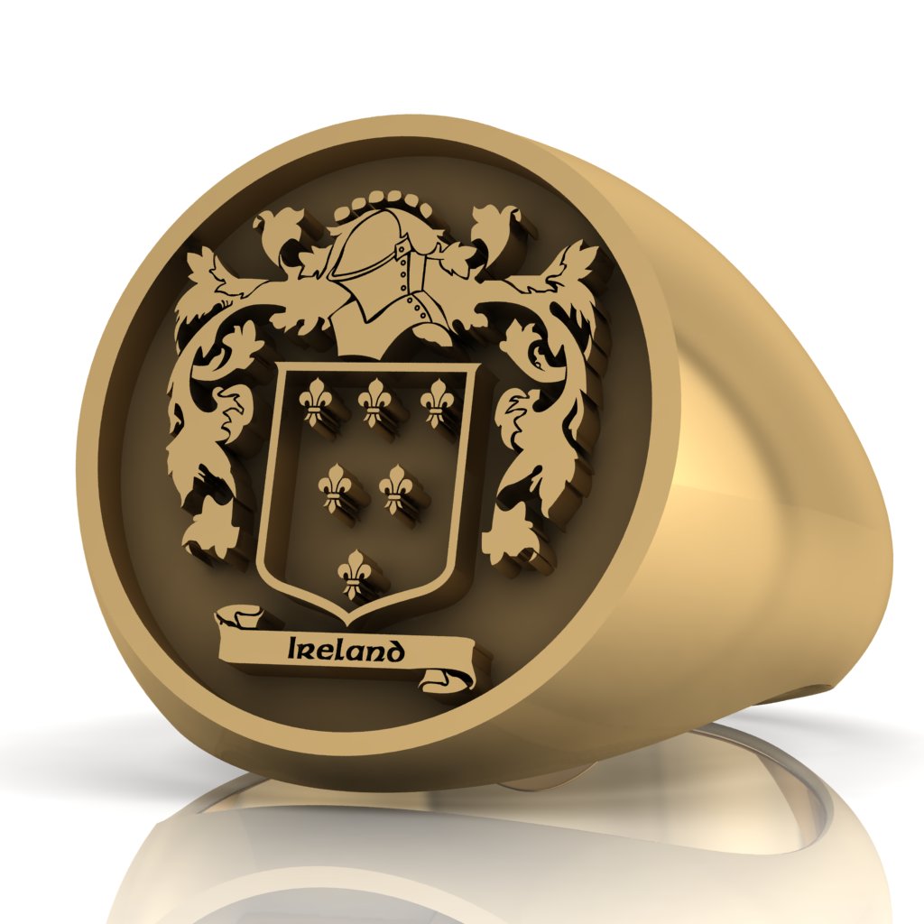 Personalized Family Crest Ring