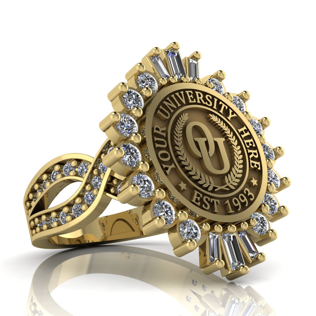 Seren | Infinity Pave Band Custom Collage Ring