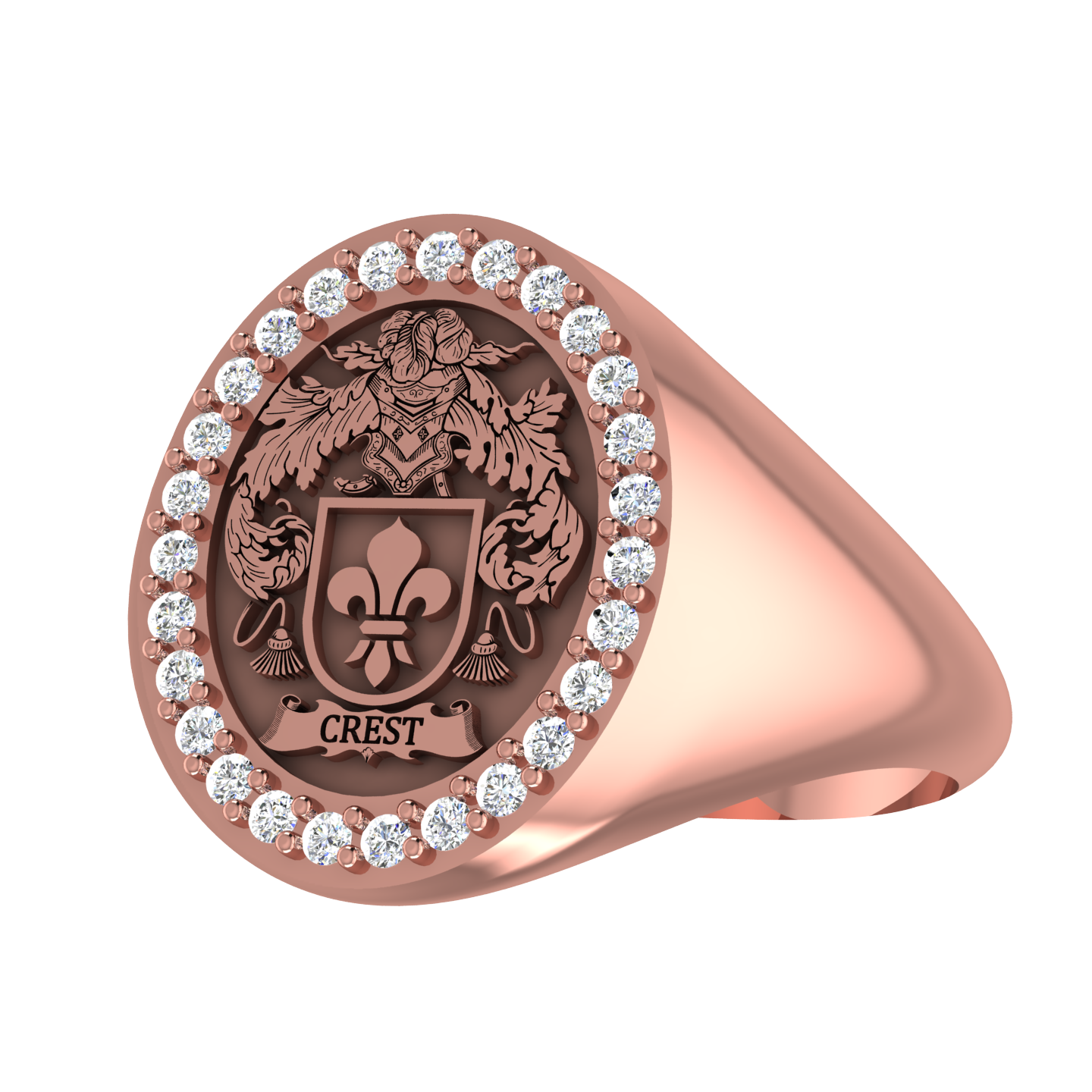 Personalized Family Crest Ring