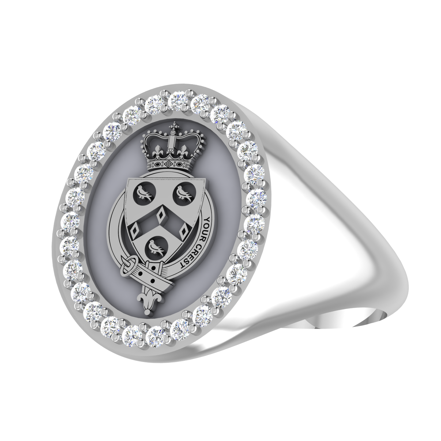 Personalized Family Crest Ring