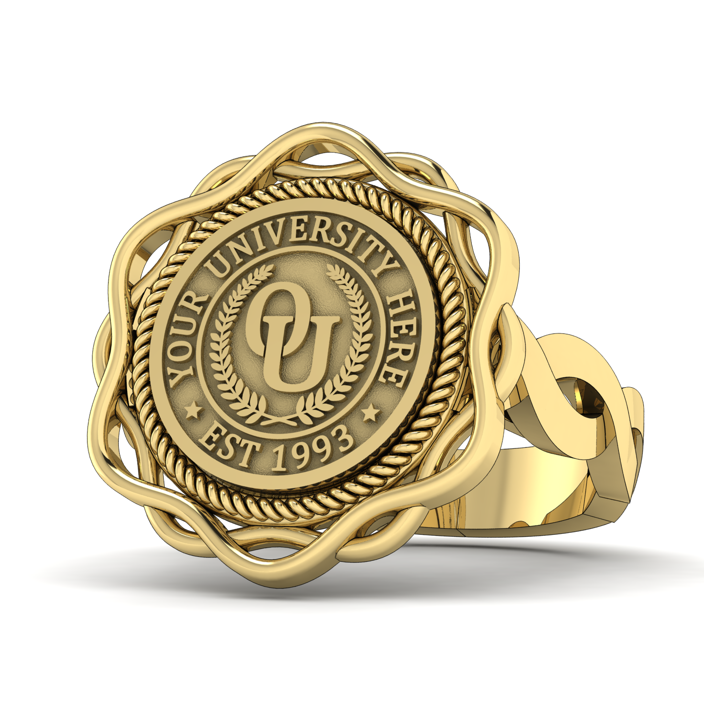 Slanga | Infinity Loop Band Custom College Ring