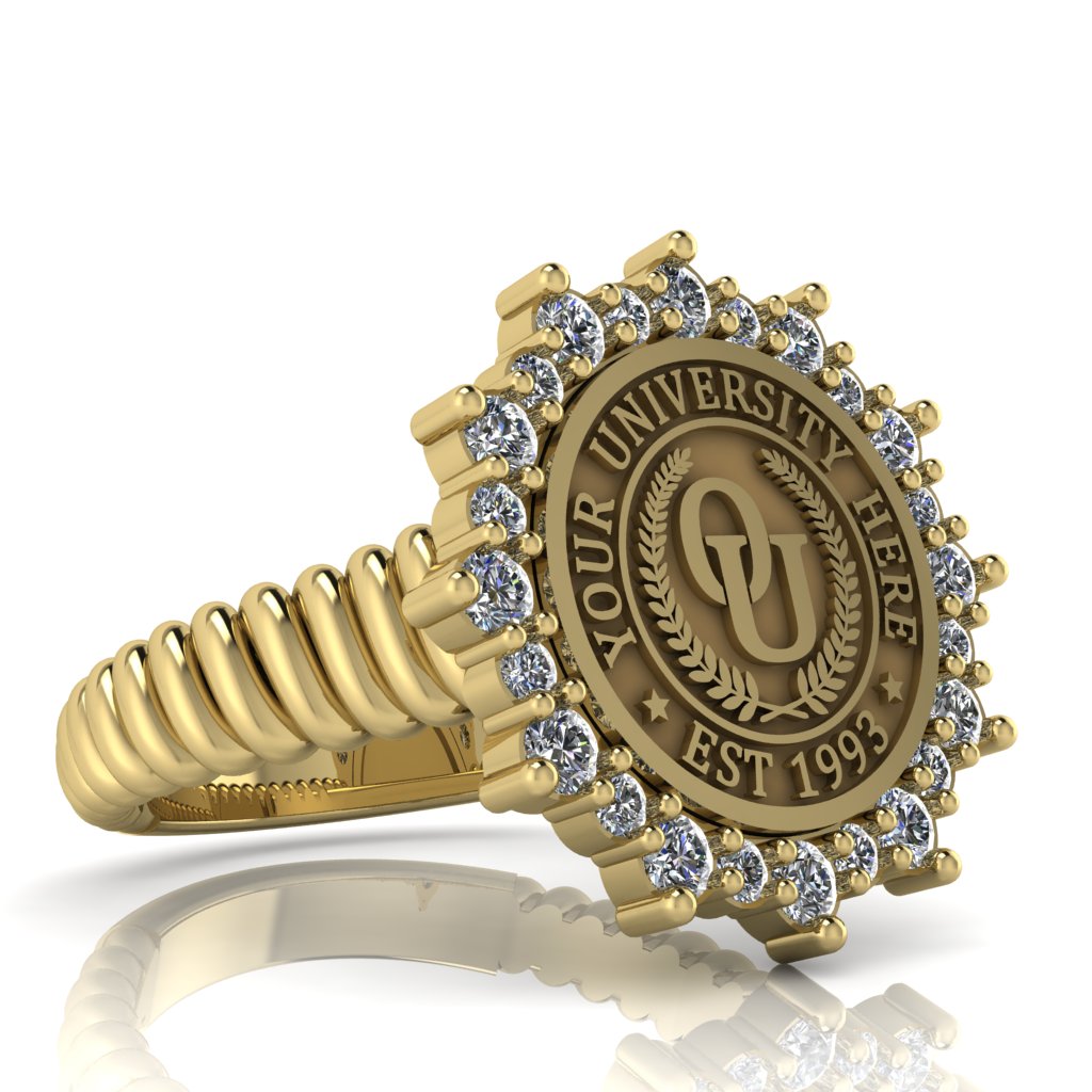 Attraente | Rope Core Band Custom Collage Ring