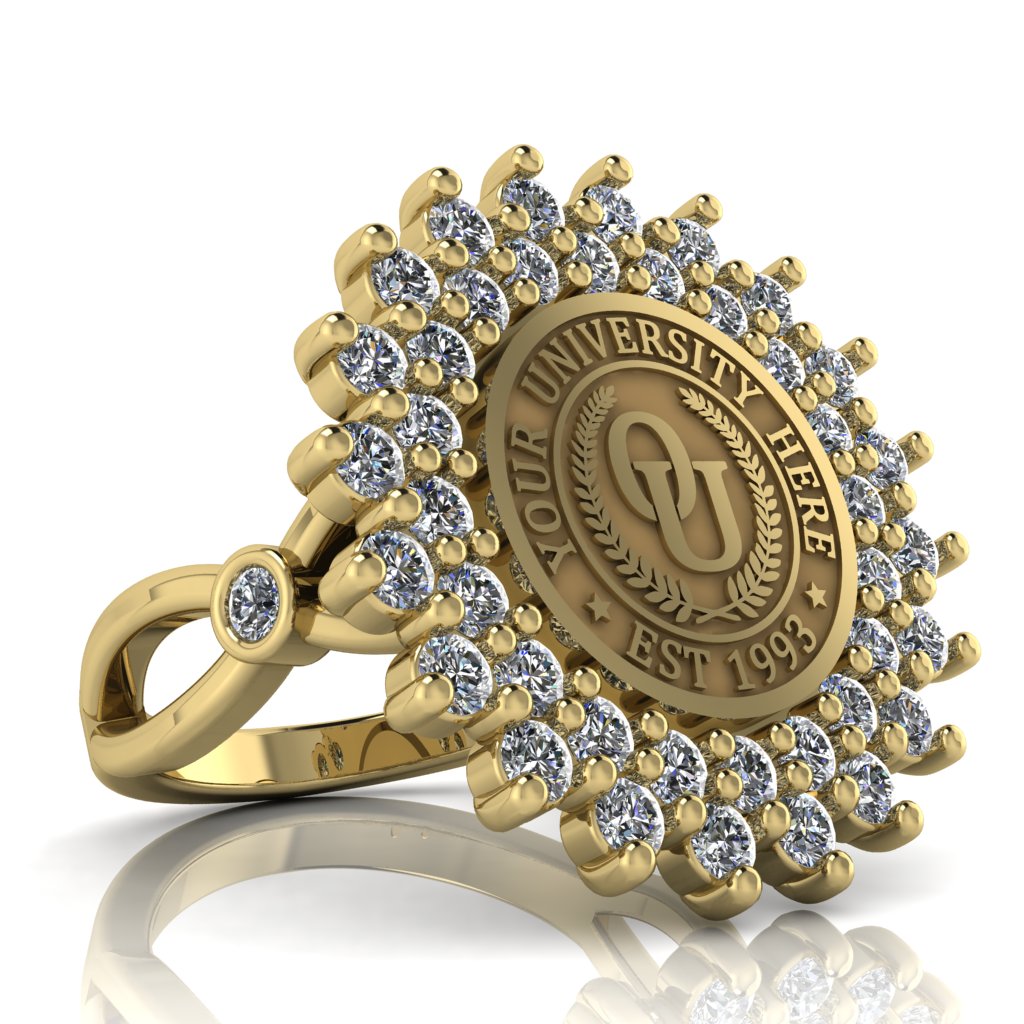 Splendid | Infinity Bezel Band Custom Collage Ring