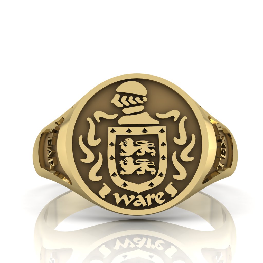 Personalized Family Crest Ring