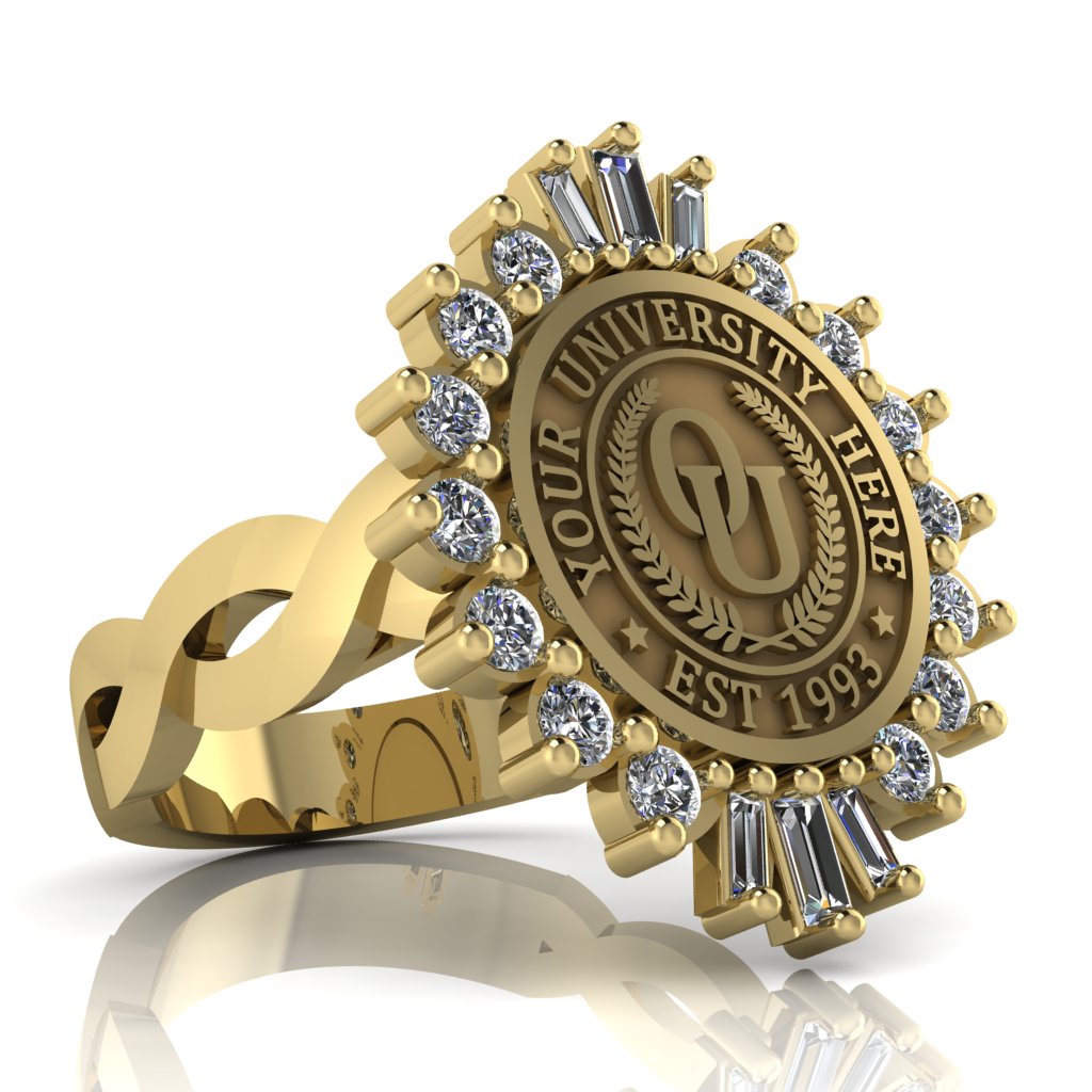 Seren | Infinity Loop Band Custom Collage Ring