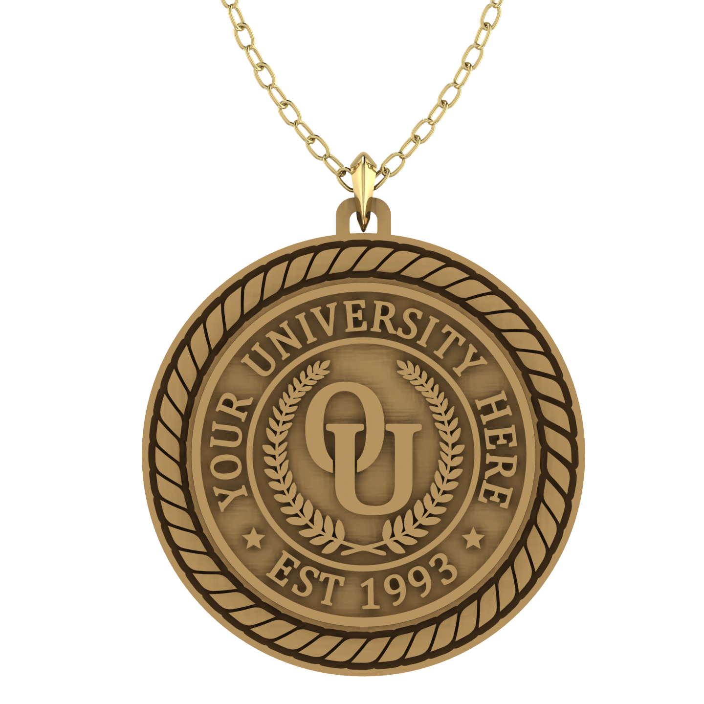 Circum Rope | Custom Unisex University Pendant