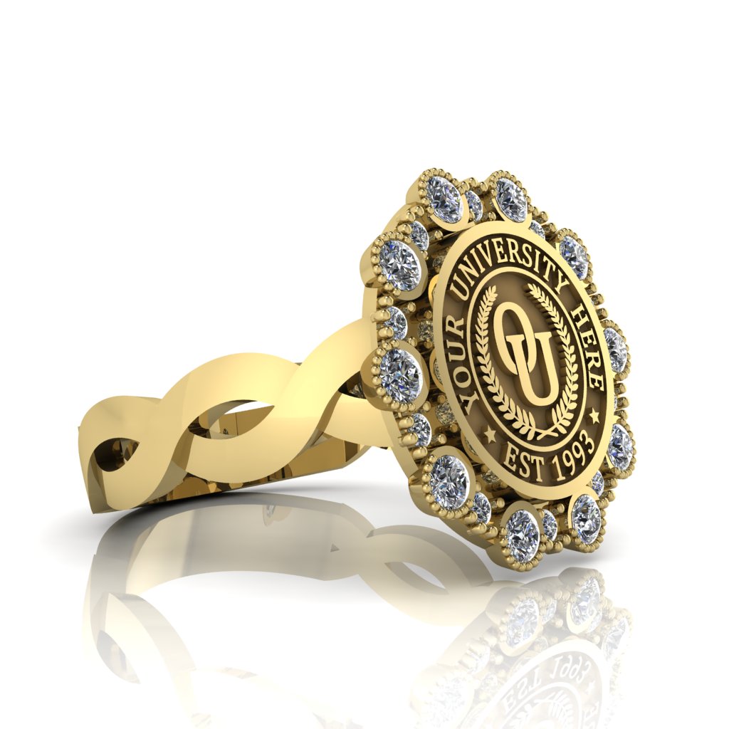 Belgi | Infinity Loop Band Custom Collage Ring