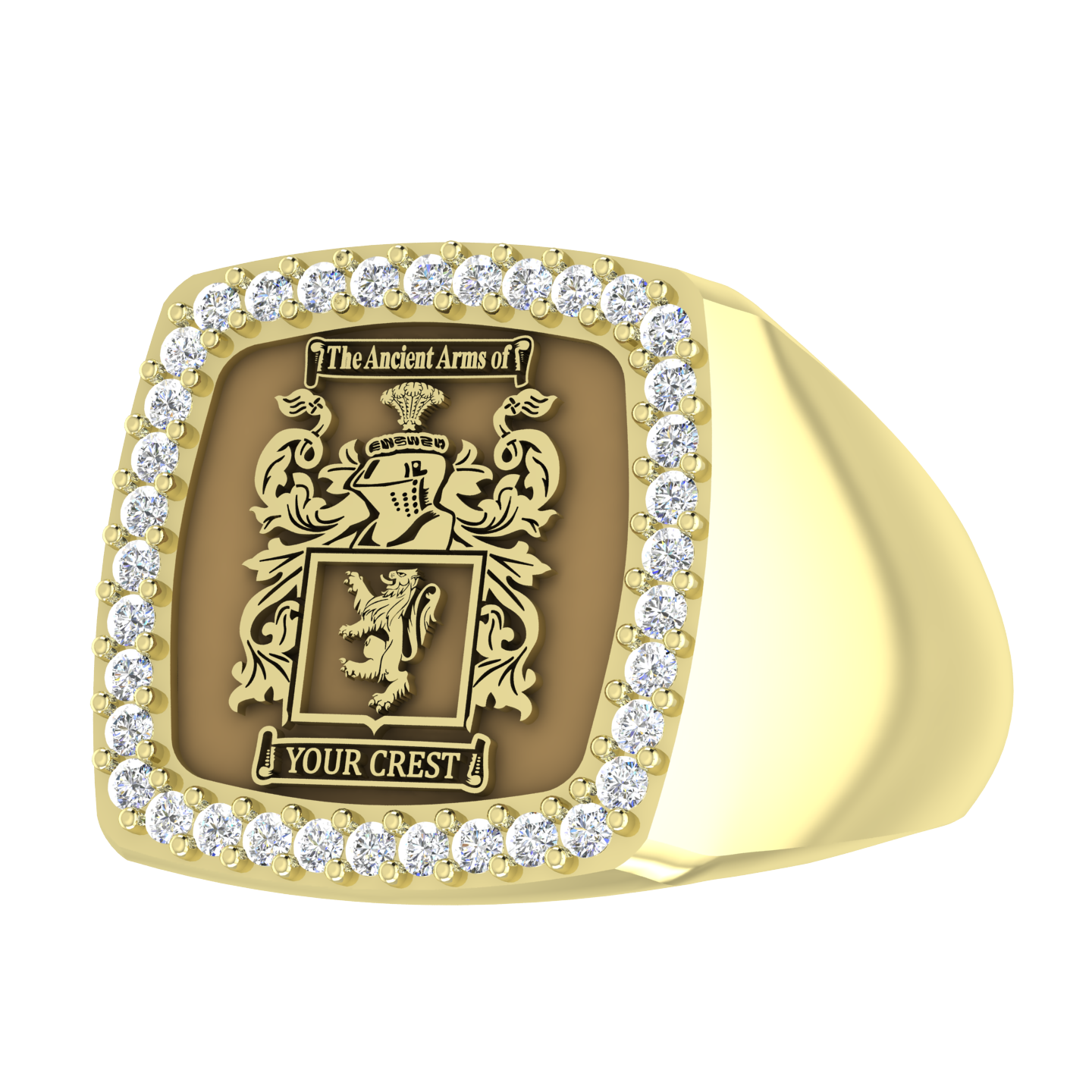 Personalized Family Crest Ring