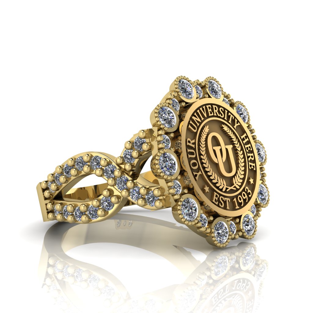 Belgi | Infinity Pave Band Custom Collage Ring