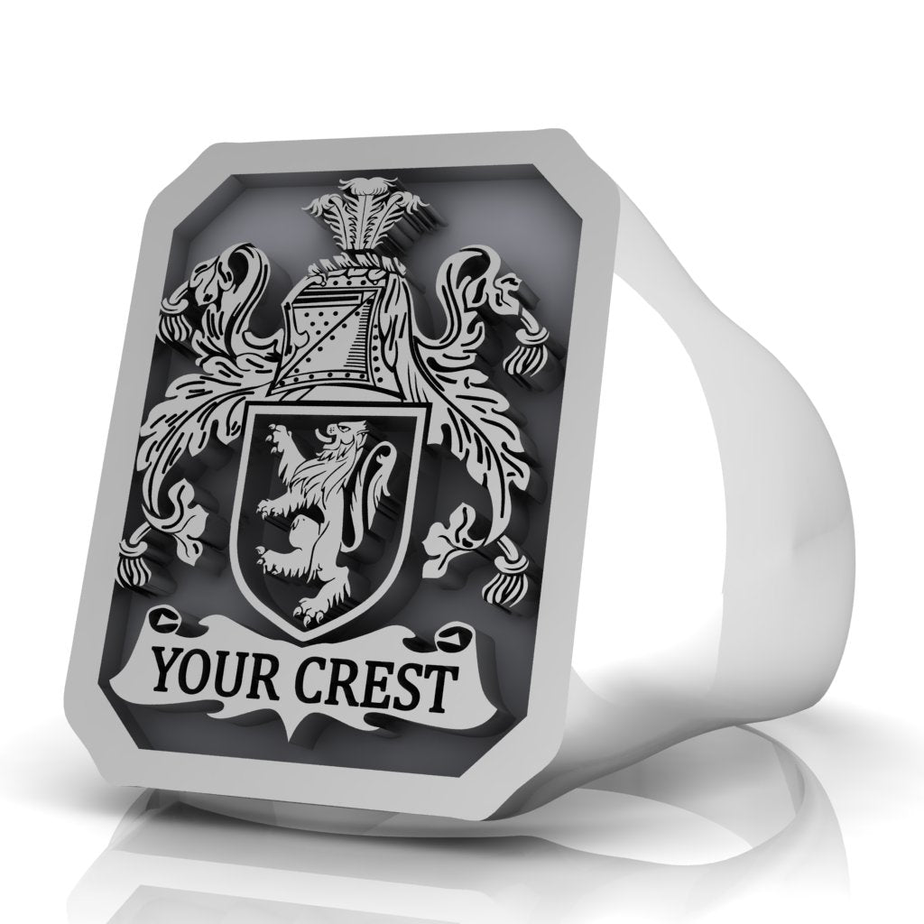 Personalized Family Crest Ring