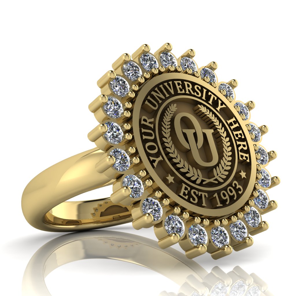 Serku | Classic Dome Band Custom Collage Ring