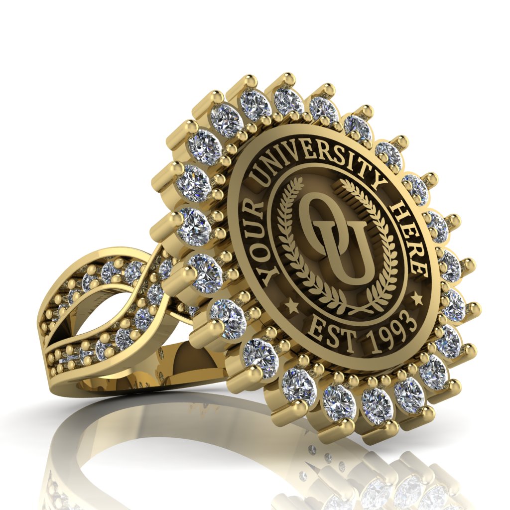 Serku | Infinity Pave Band Custom Collage Ring