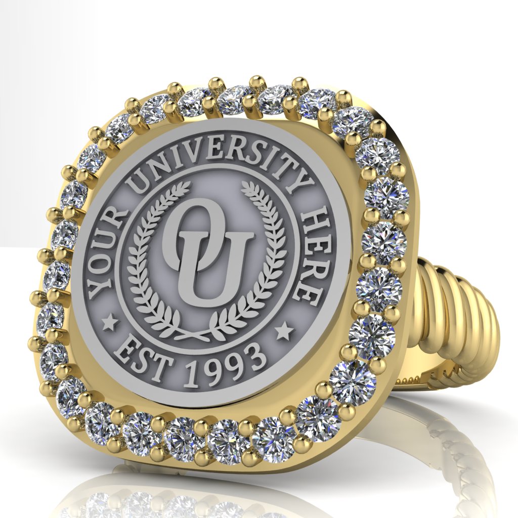 Radius | Rope Core Band Custom Collage Ring