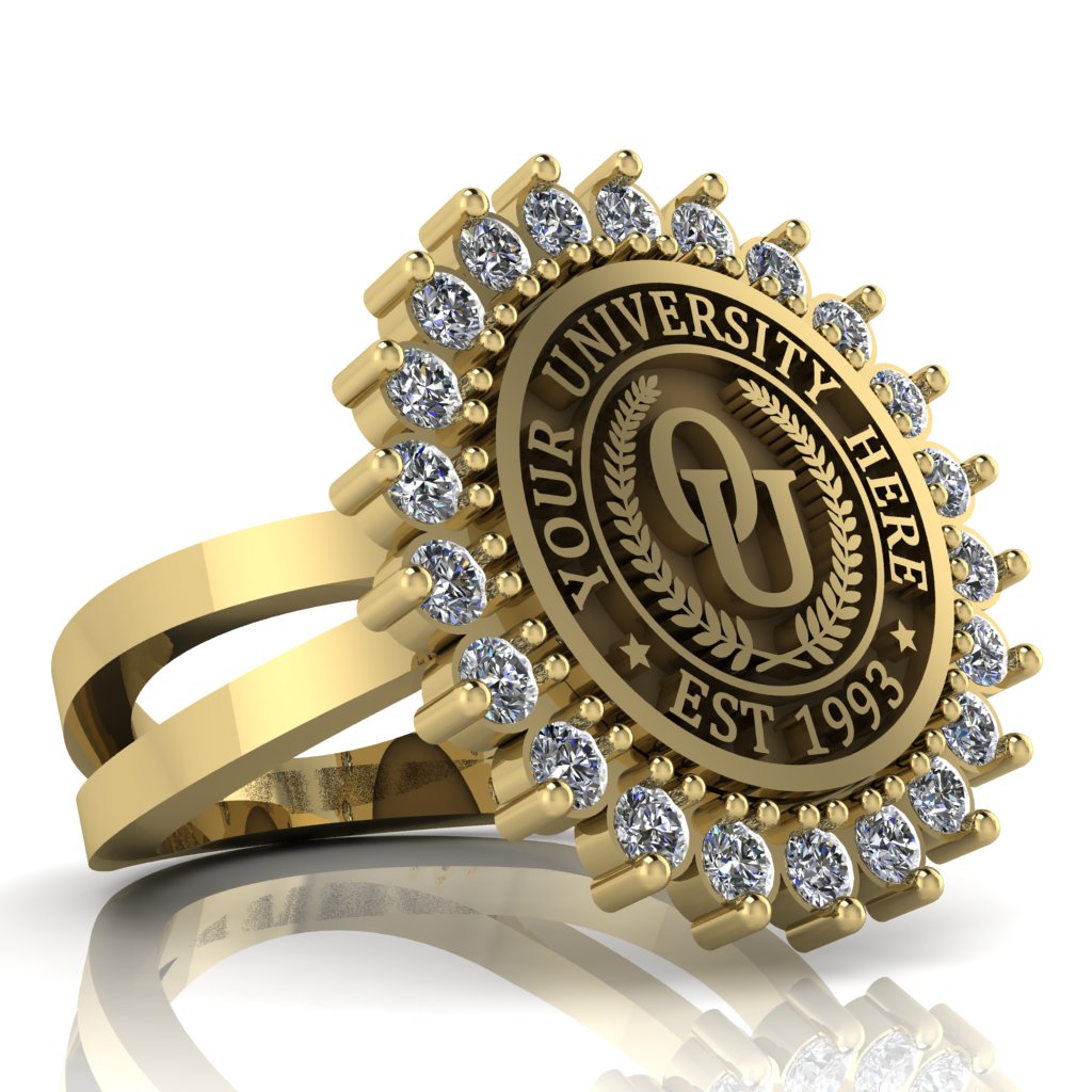 Serku | Knife Edge Band Custom Collage Ring