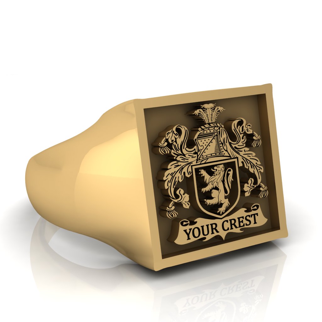 Personalized Family Crest Ring