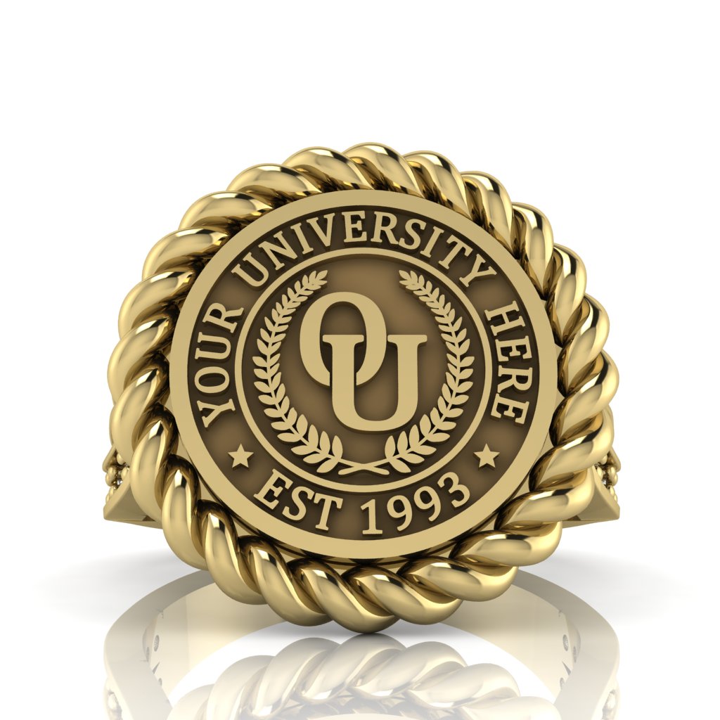 Lubid | Infinity Pave Band Custom Collage Ring